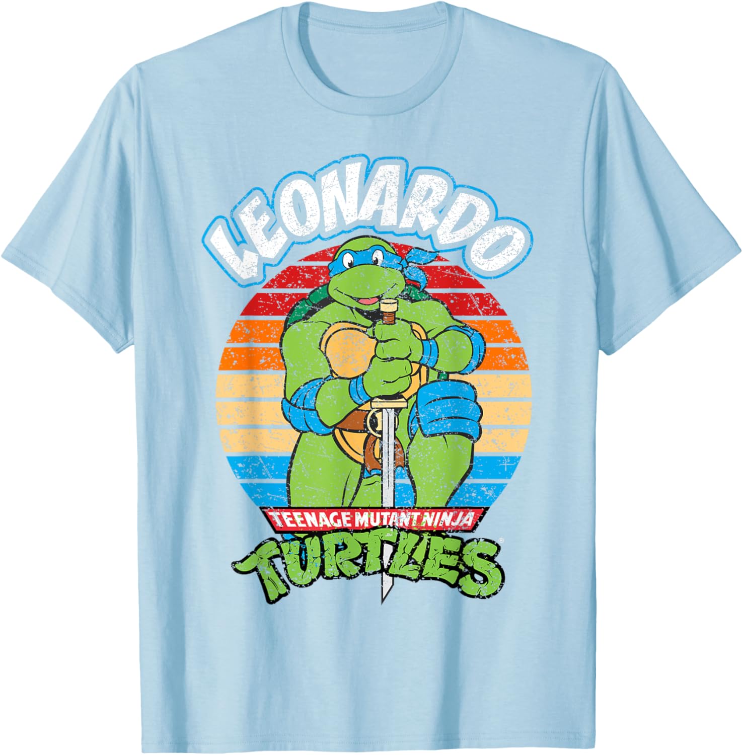 Teenage Mutant Ninja Turtles Leonardo Action T-Shirt for Fans - 16