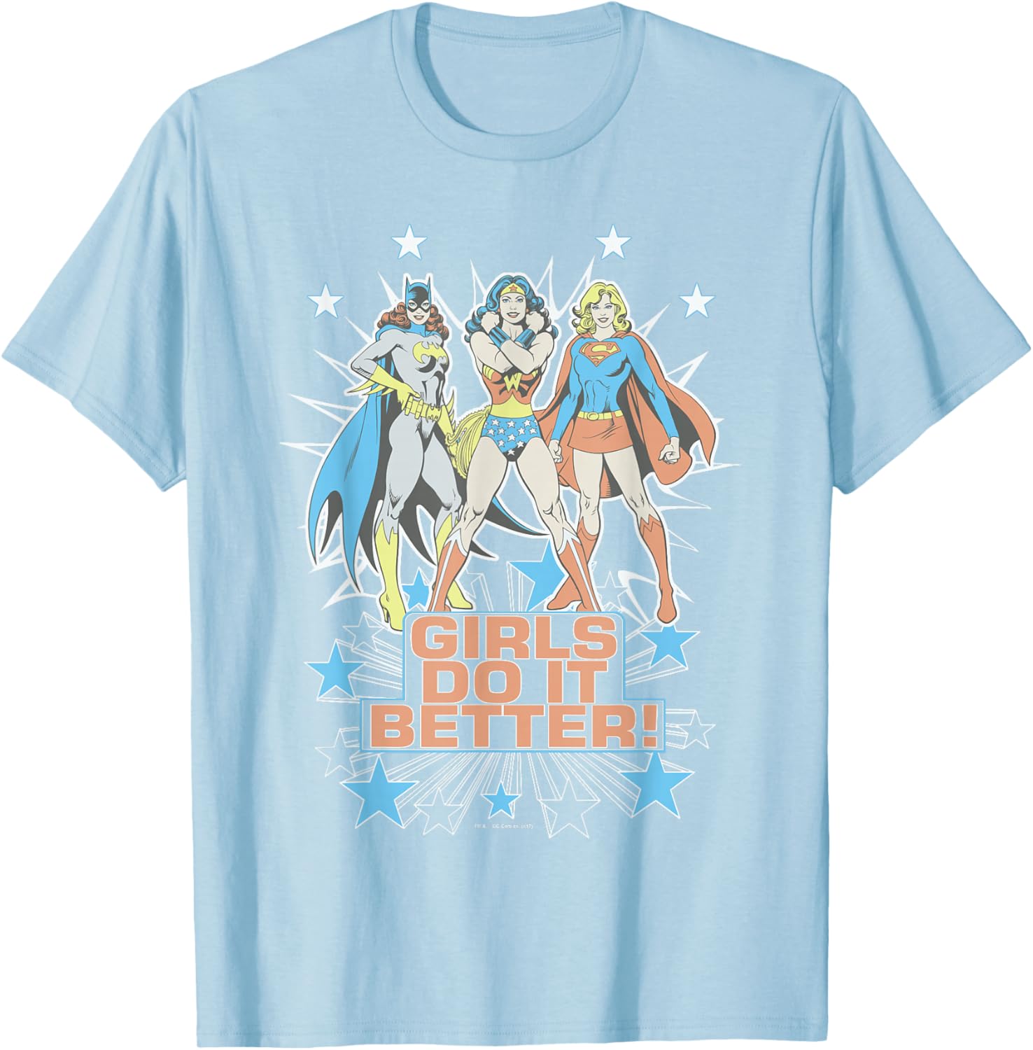 Wonder Woman Supergirl Batgirl Girls Do It Better T-Shirt for Heroes - 3
