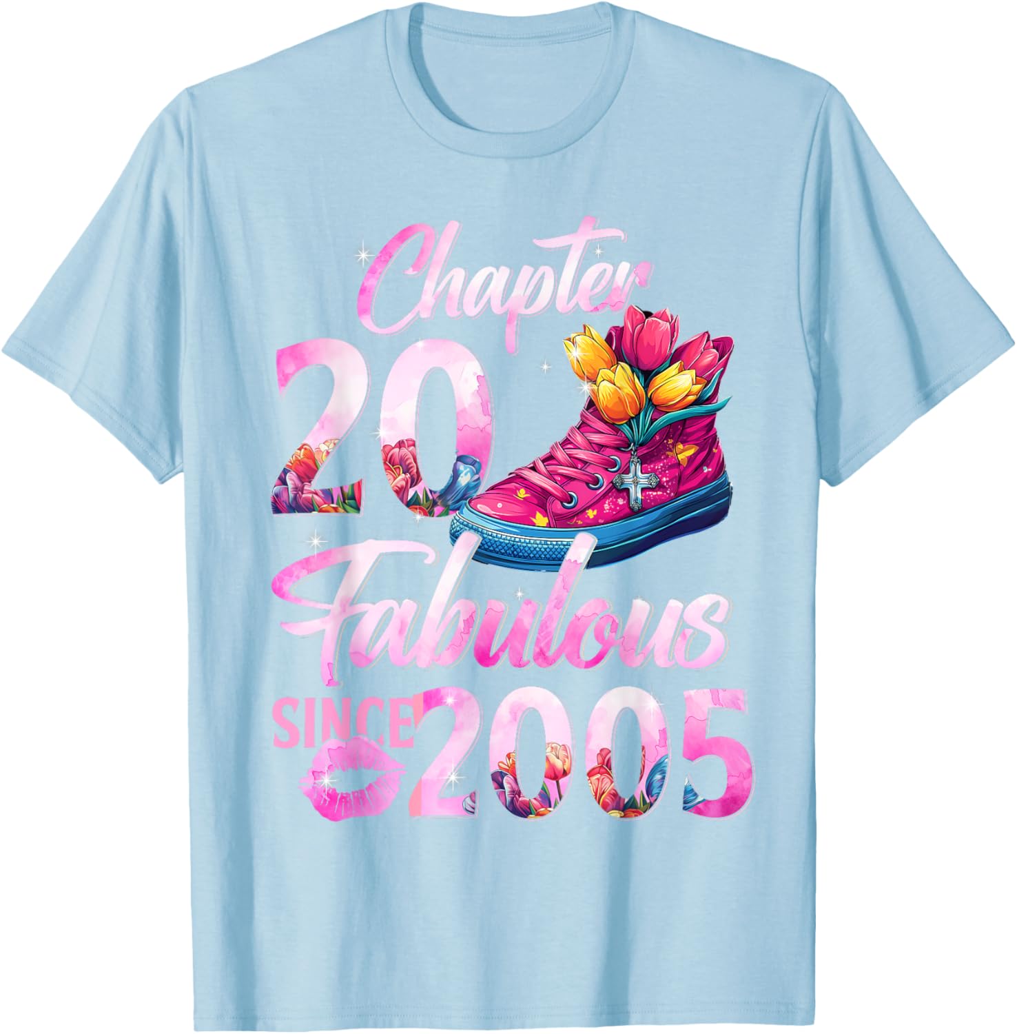 20th Birthday Queen T-Shirt Perfect Gift for 2005 EST Celebration - 5