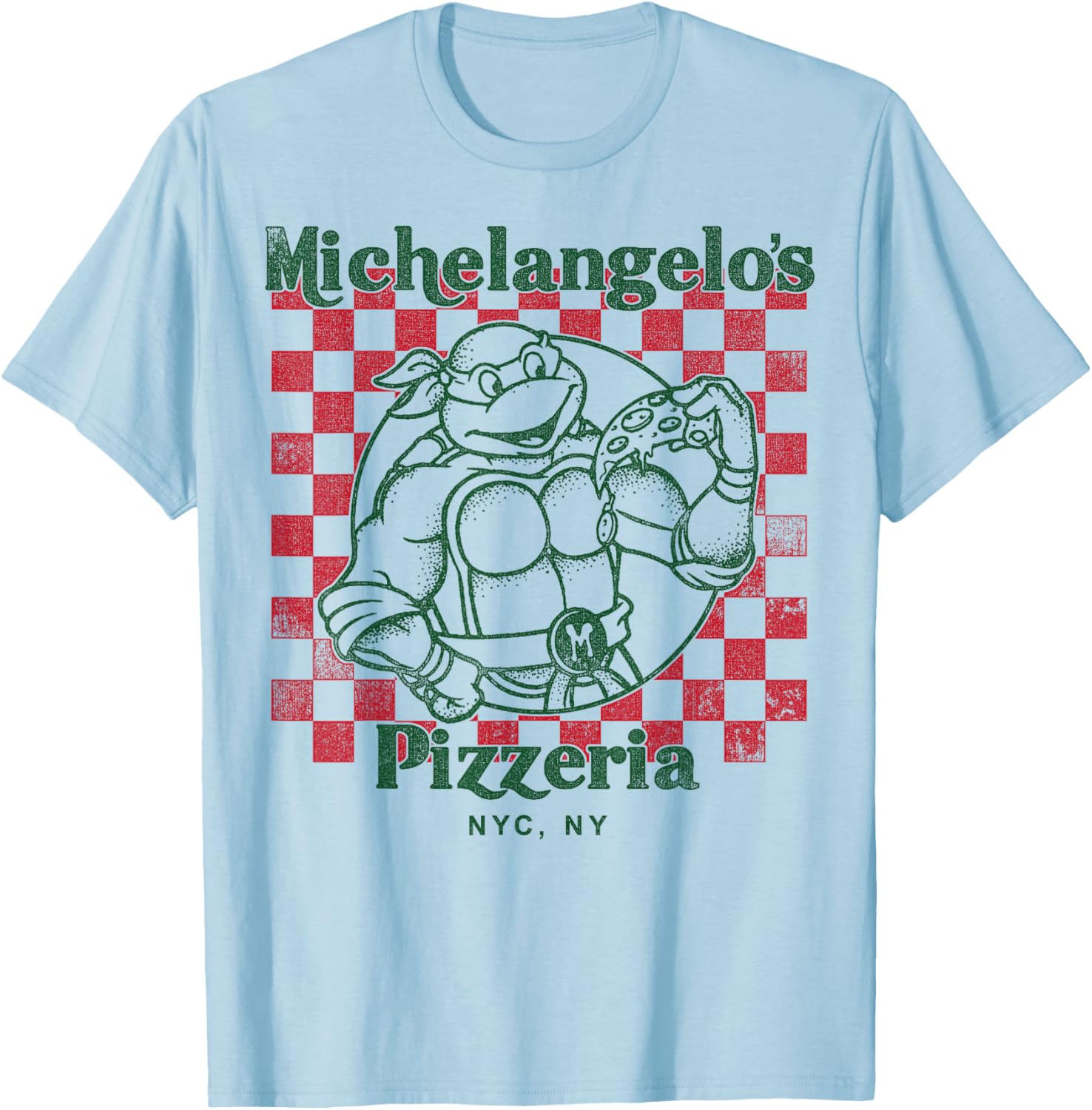 Teenage Mutant Ninja Turtles Mikey's Yummy Pizza Short Sleeve T-Shirt - 4