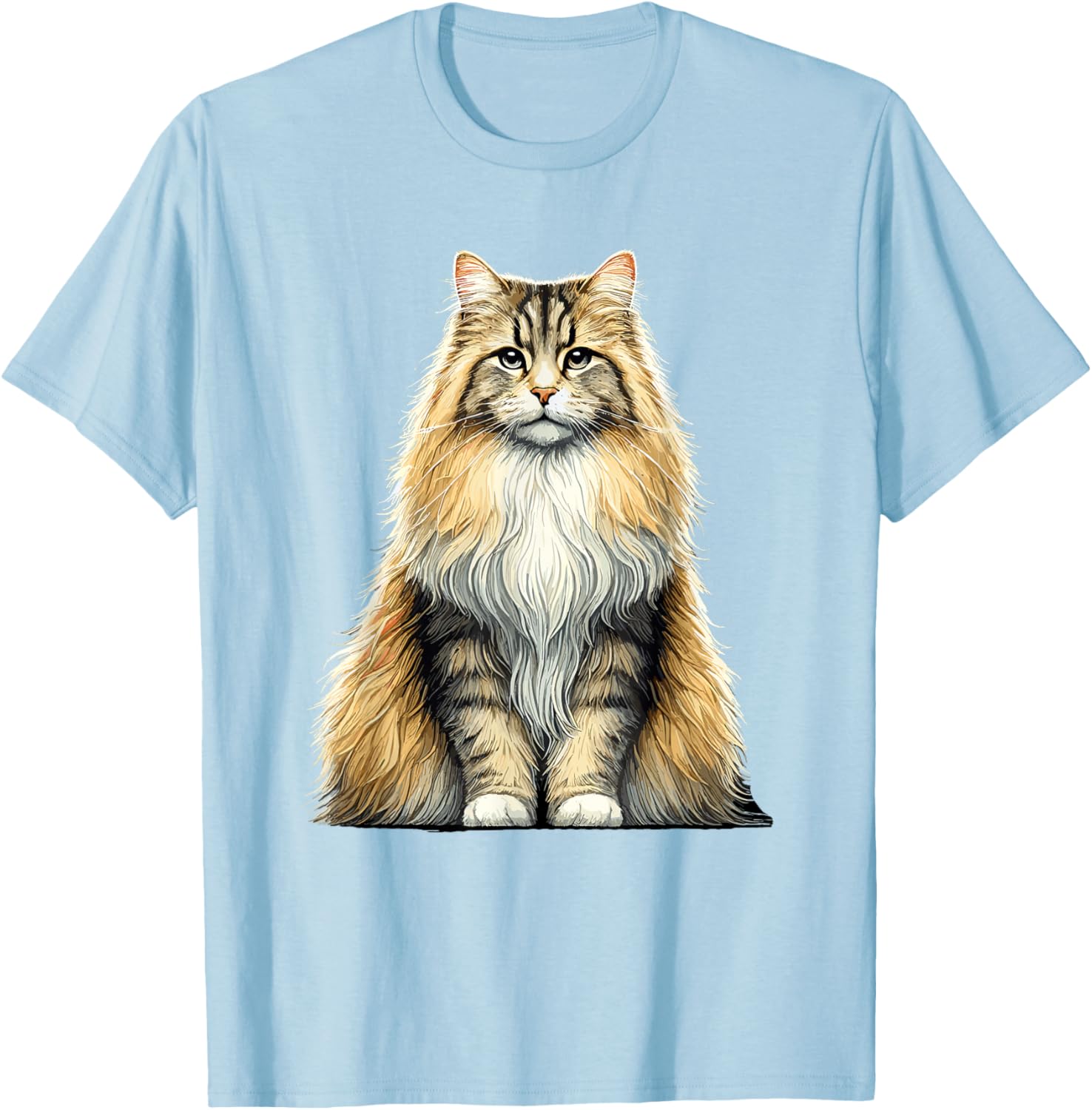 Norwegian Forest Cat T-Shirt for Cat Lovers - Cute and Comfy Design - 28