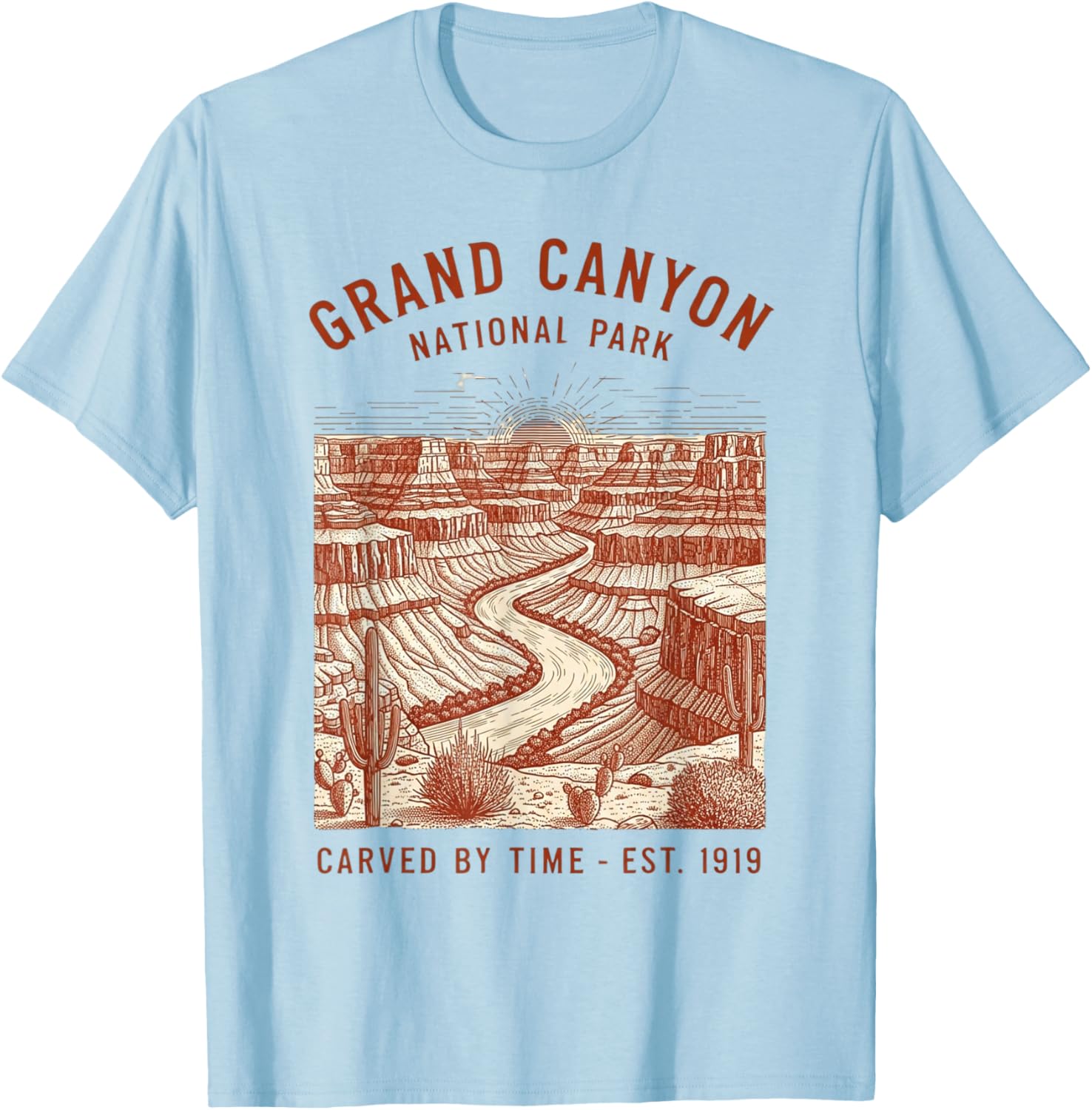 Vintage Grand Canyon National Park Adventure T-Shirt for Nature Lovers - 1