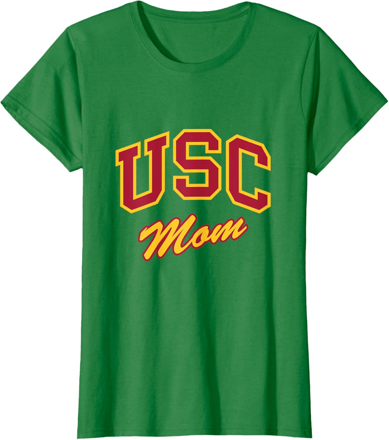 USC Mom Retro Script T-Shirt Perfect for Sports and Outdoor Activities - 17