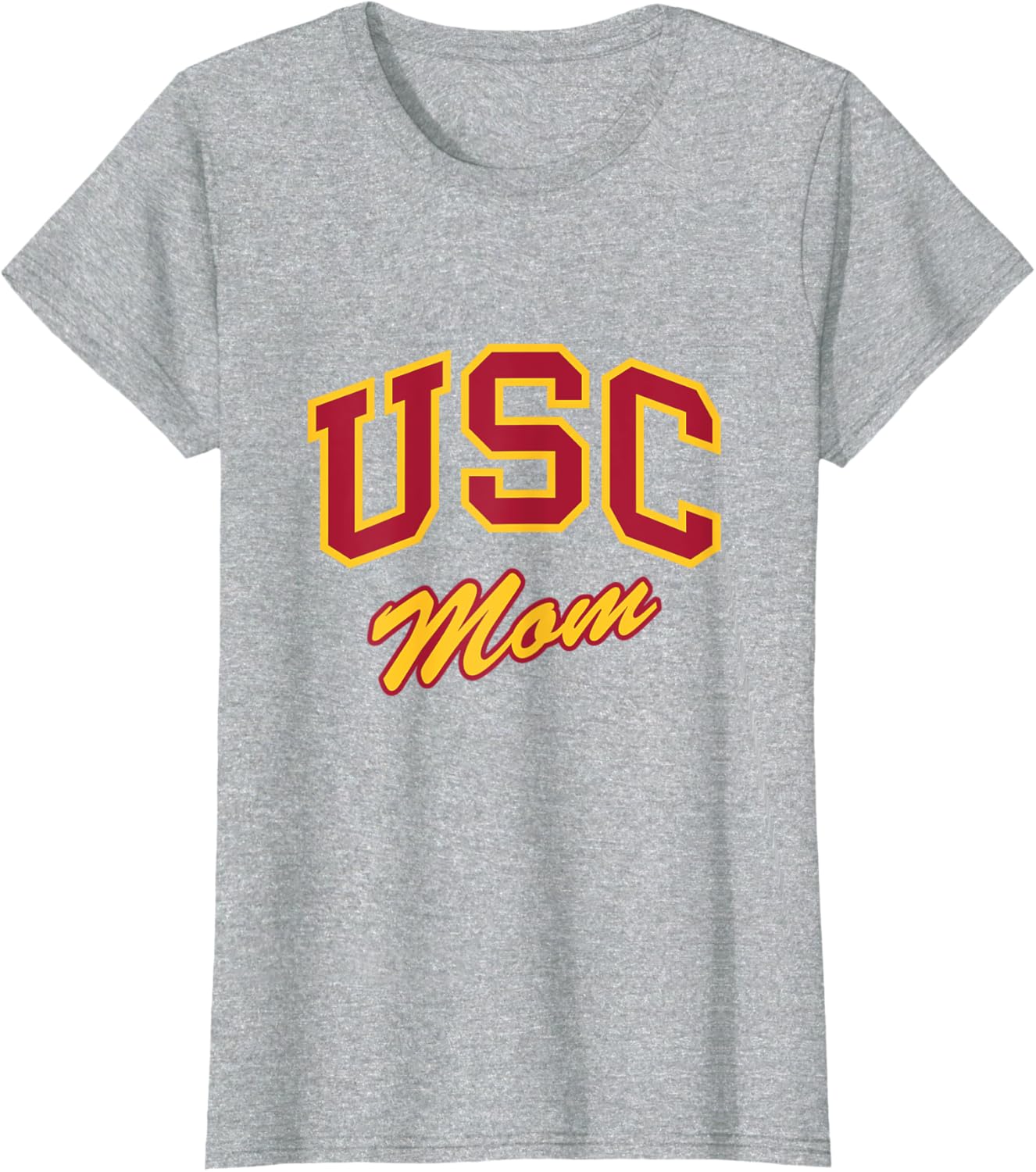 USC Mom Retro Script T-Shirt Perfect for Sports and Outdoor Activities - 12