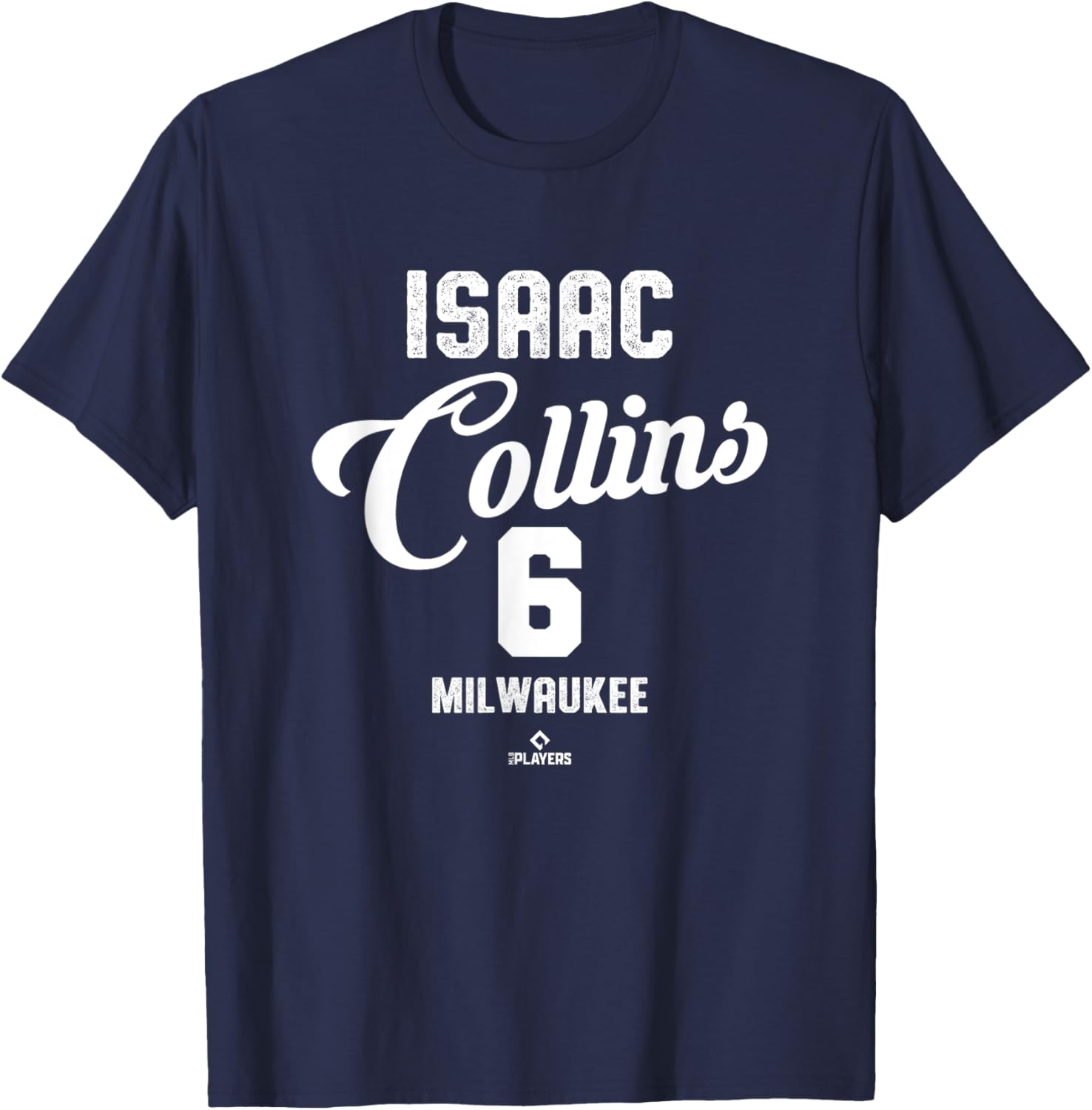 Vintage Isaac Collins Milwaukee Baseball T-Shirt for MLB Fans - 1