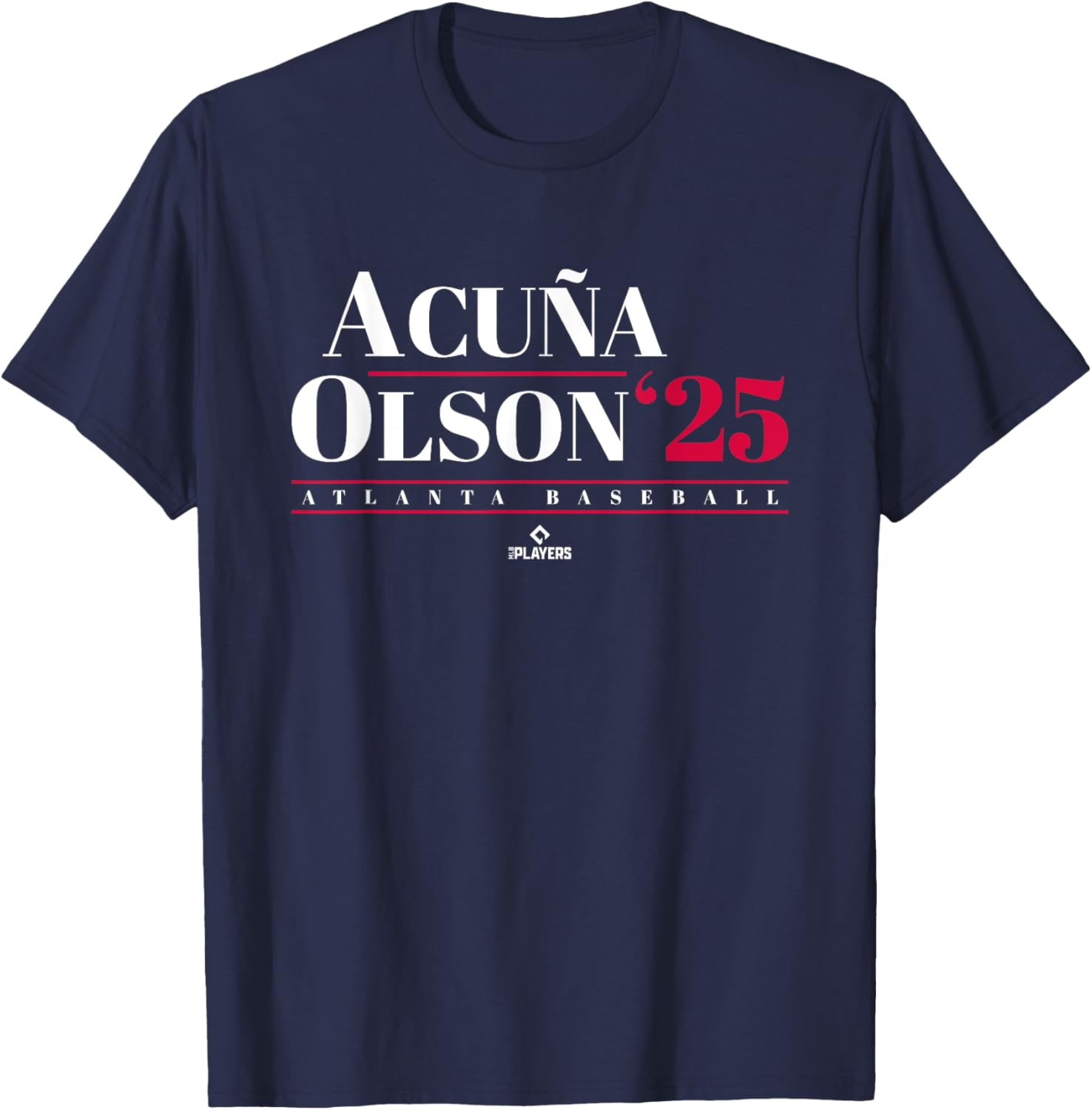 Ronald Acuna Jr. Matt Olson Atlanta Baseball T-Shirt for Fans 2025 - 1