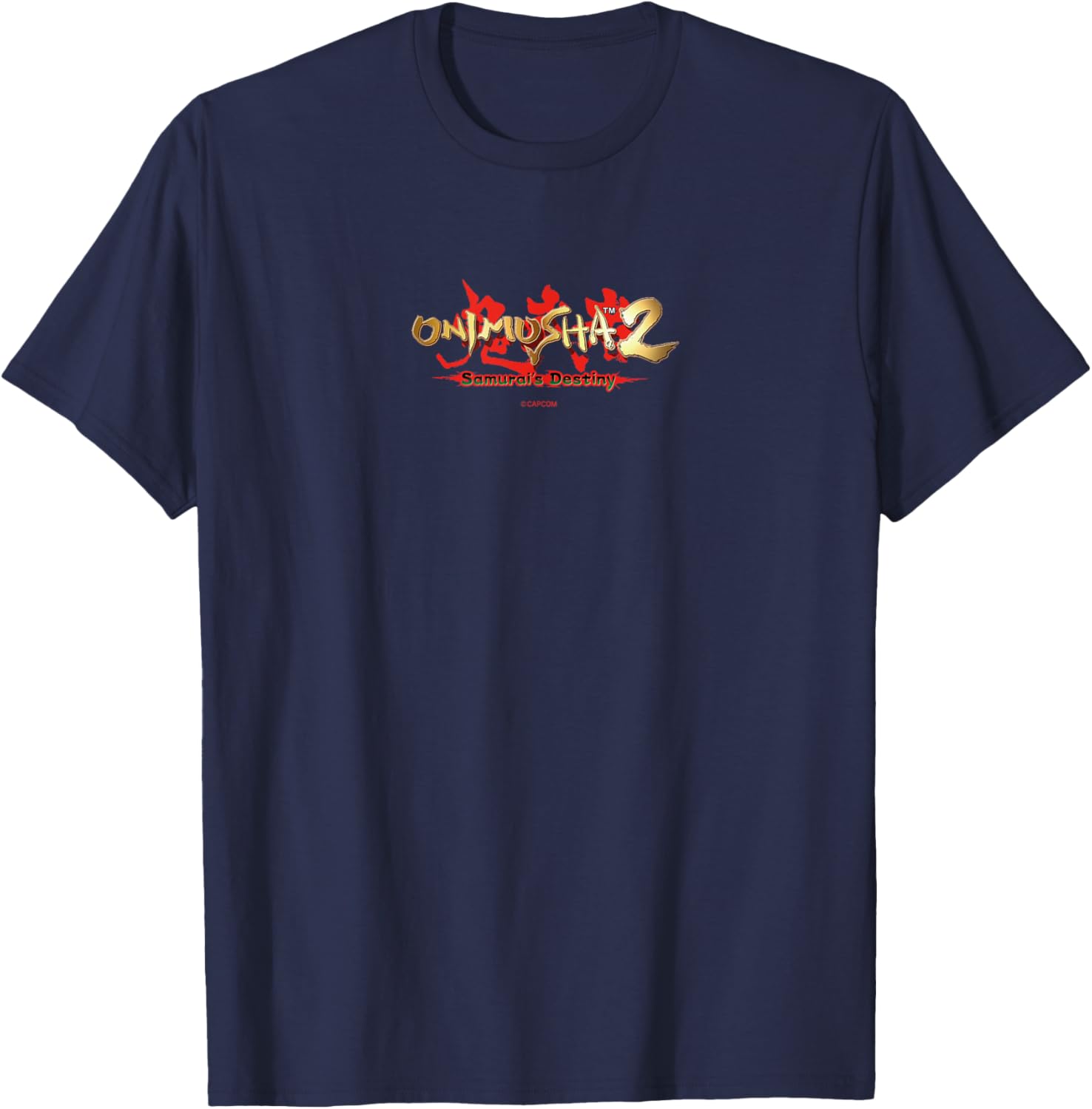 Onimusha 2 Samurai's Destiny Logo T-Shirt Perfect for Gamers and Fans - 6