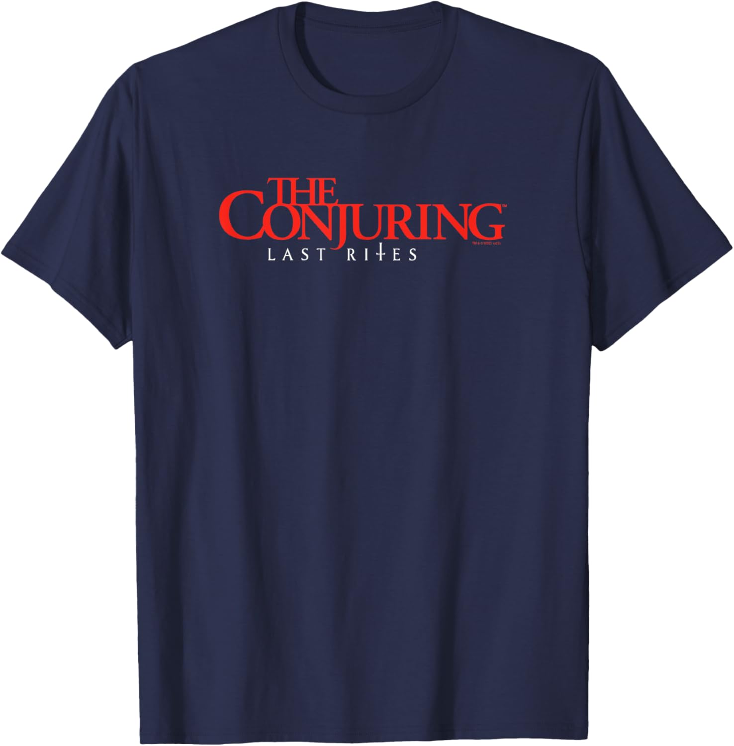 The Conjuring Last Rites Horror Movie Logo T-Shirt for Fans - 1