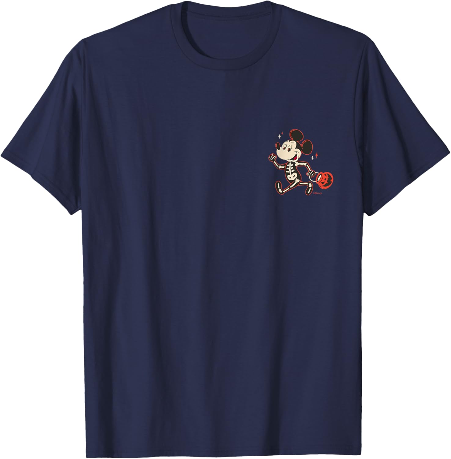 Disney Mickey Mouse Skeleton Halloween T-Shirt for Trick or Treat Fun - 20