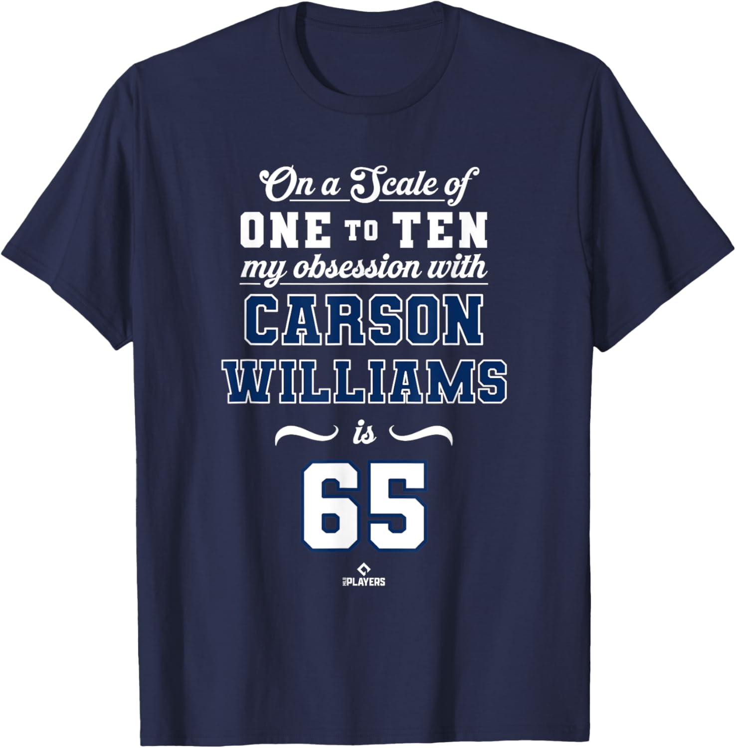 Obsession Carson Williams 65 Tampa Bay MLBPA T-Shirt for Fans - 3