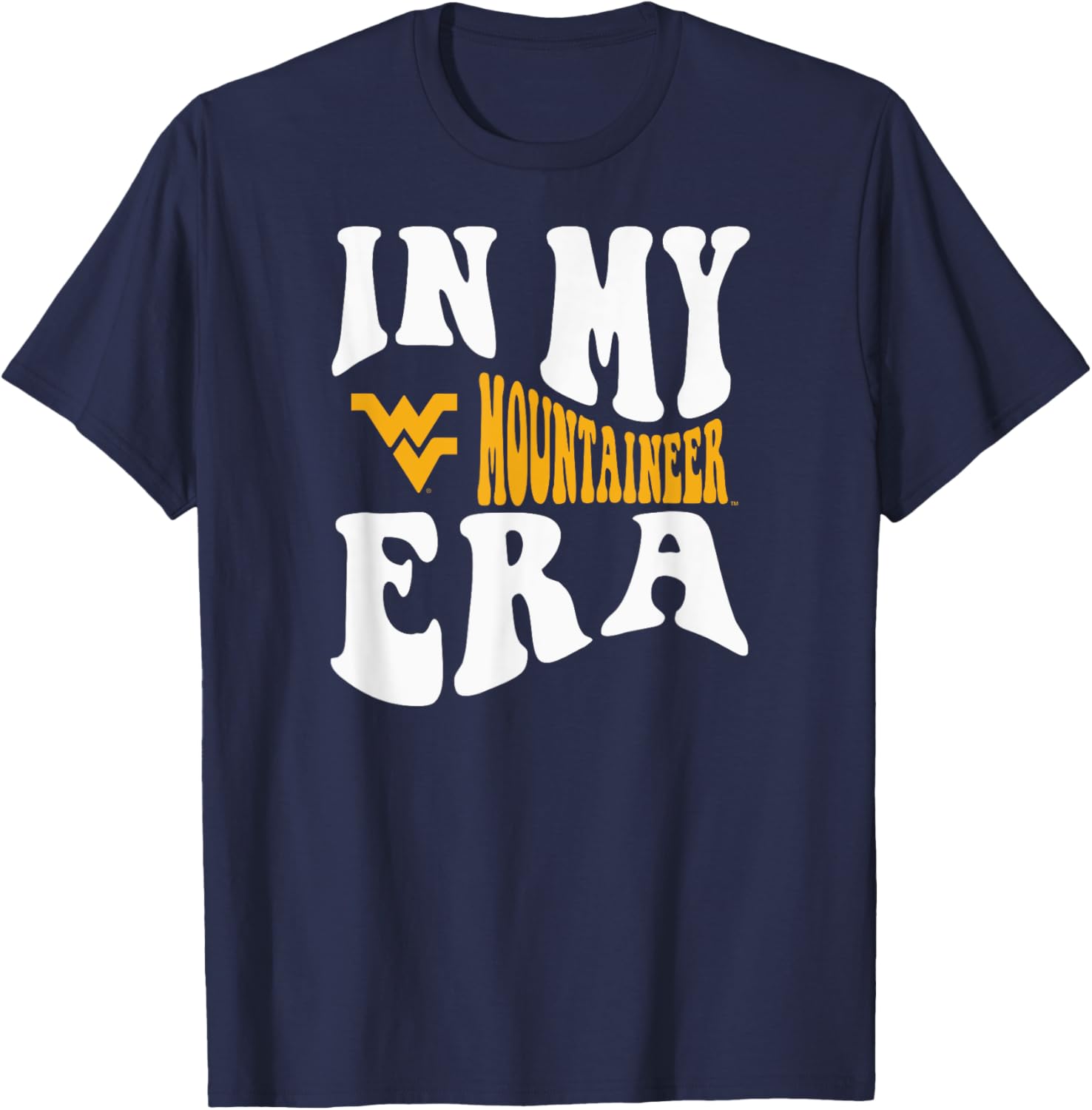 West Virginia Mountaineers Navy Officially Licensed T-Shirt for Fans - 1