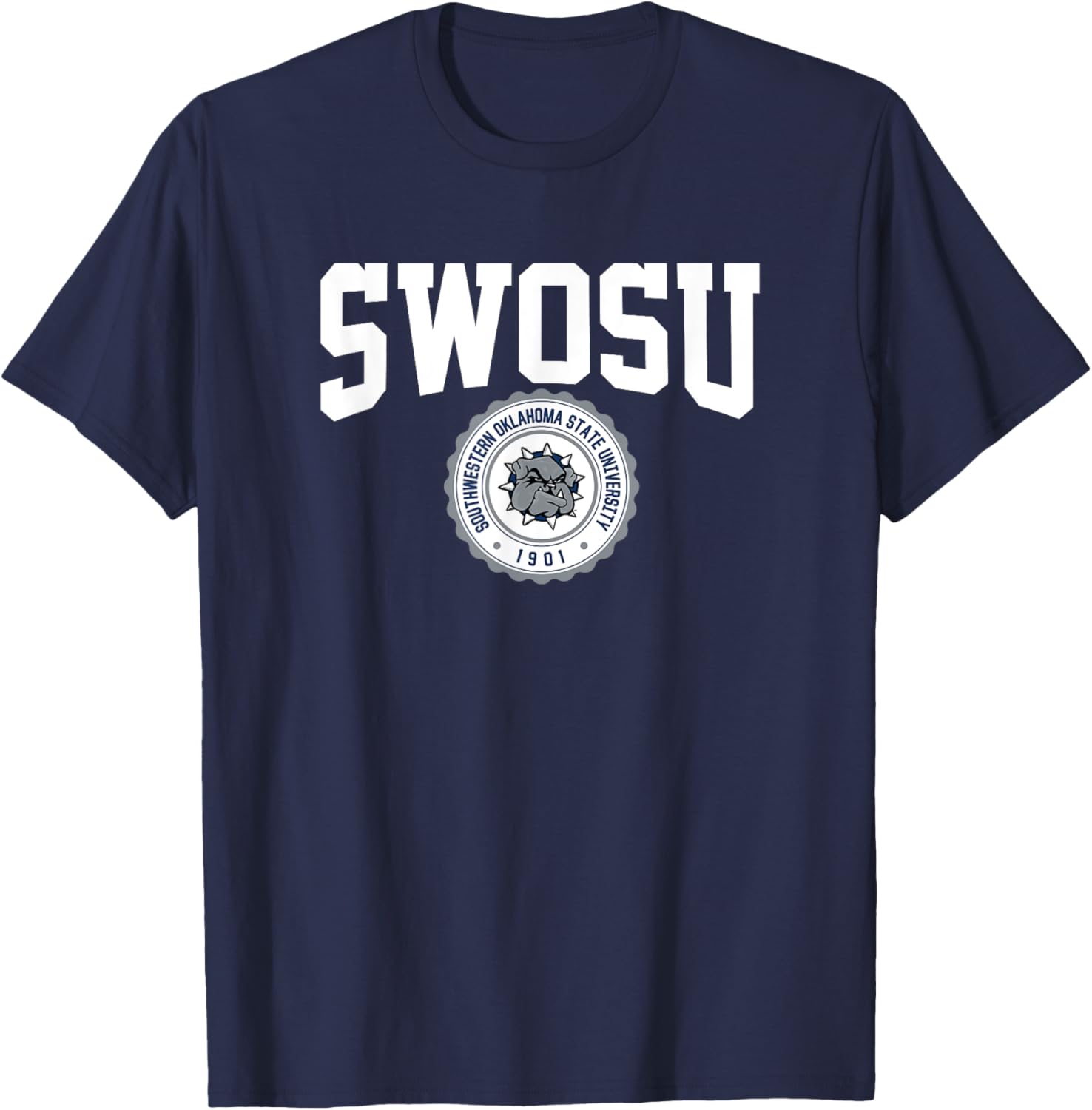 Southwestern Oklahoma State Bulldogs Collegiate Seal T-Shirt for Fans - 1