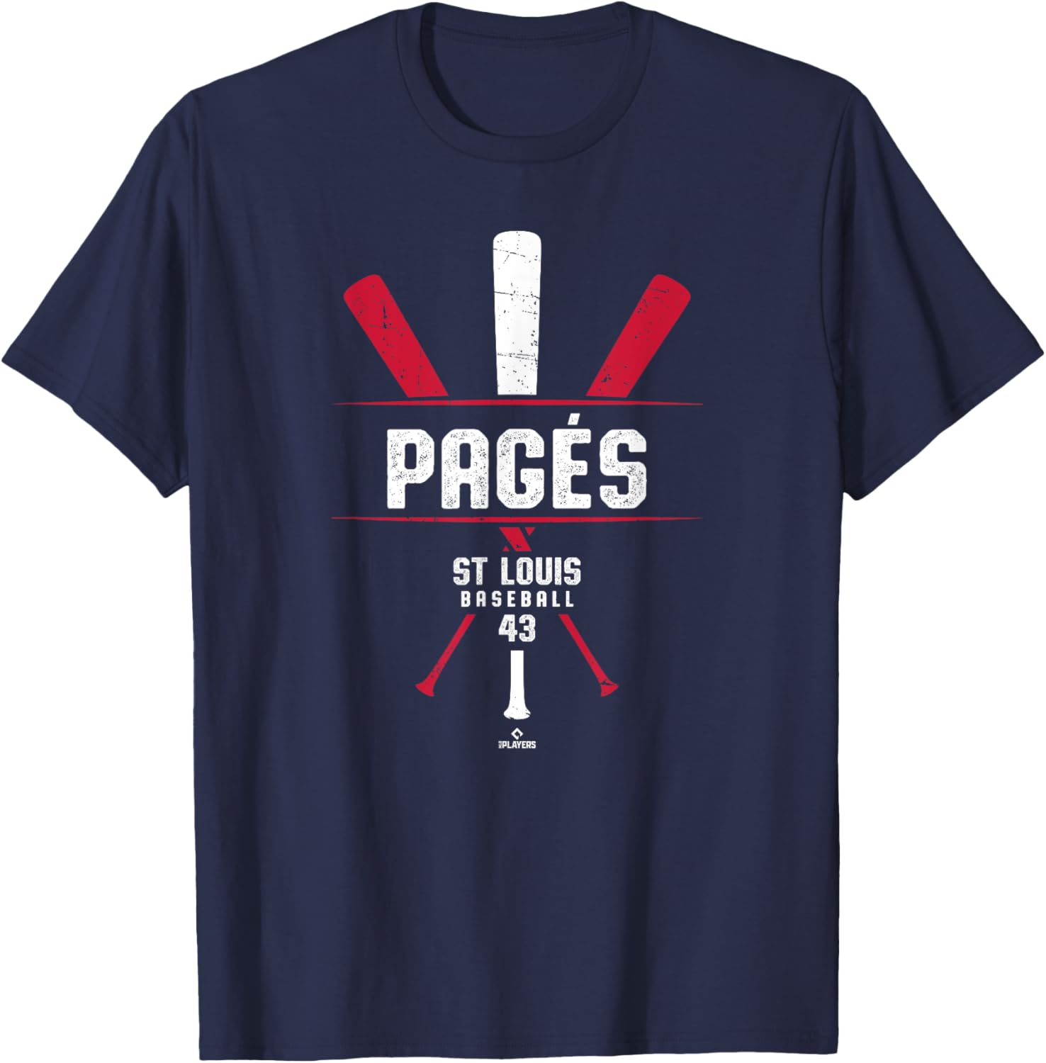 Vintage St Louis Baseball T-Shirt featuring Pedro Pages and Classic Bat - 3