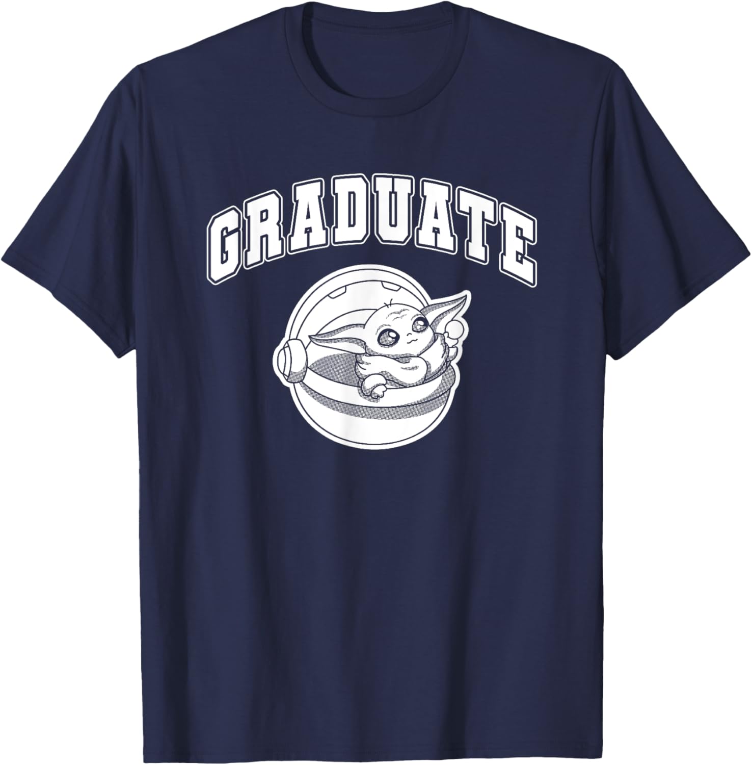 Star Wars The Mandalorian Grogu High School Tee for Fans and Graduates - 16