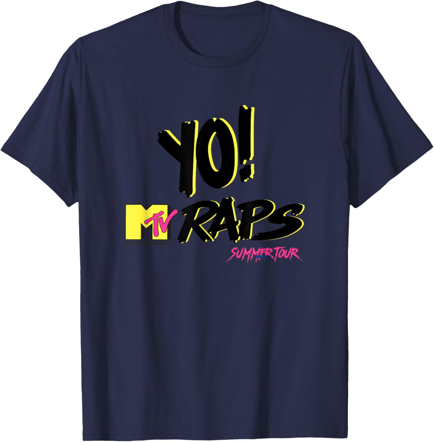 Yo MTV Raps Neon 90s Hip Hop T-Shirt for Stylish Summer Vibes - 10