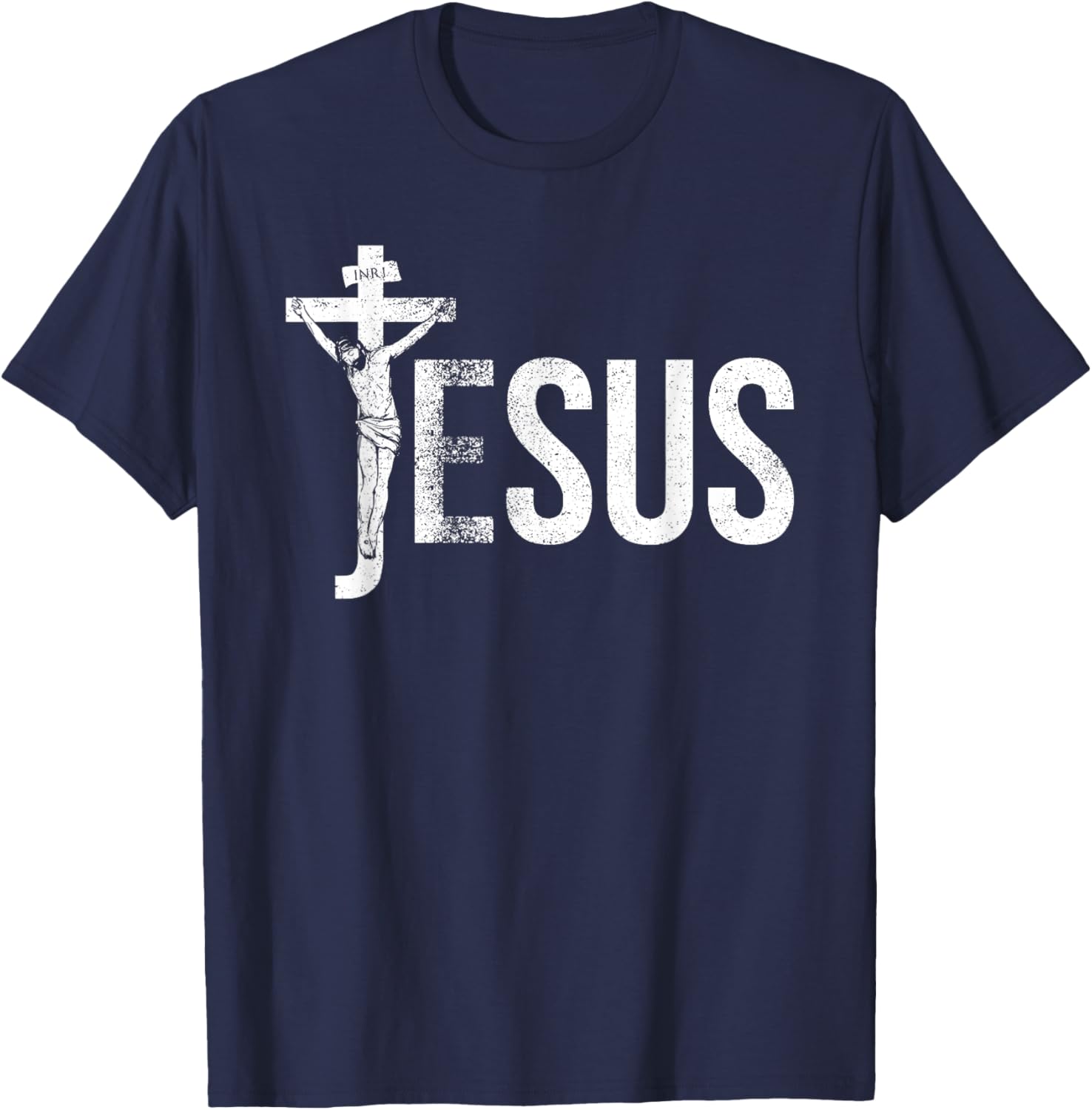 Vintage Jesus Christ Crucifixion T-Shirt with Crown of Thorns Design - 20