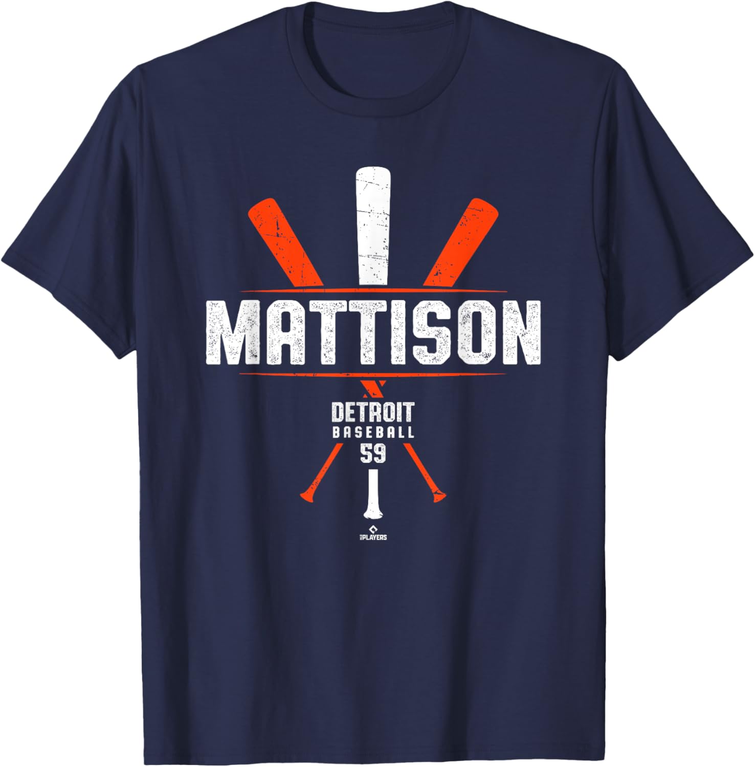 Vintage Tyler Mattison Detroit Baseball T-Shirt for Game Day Fun - 1