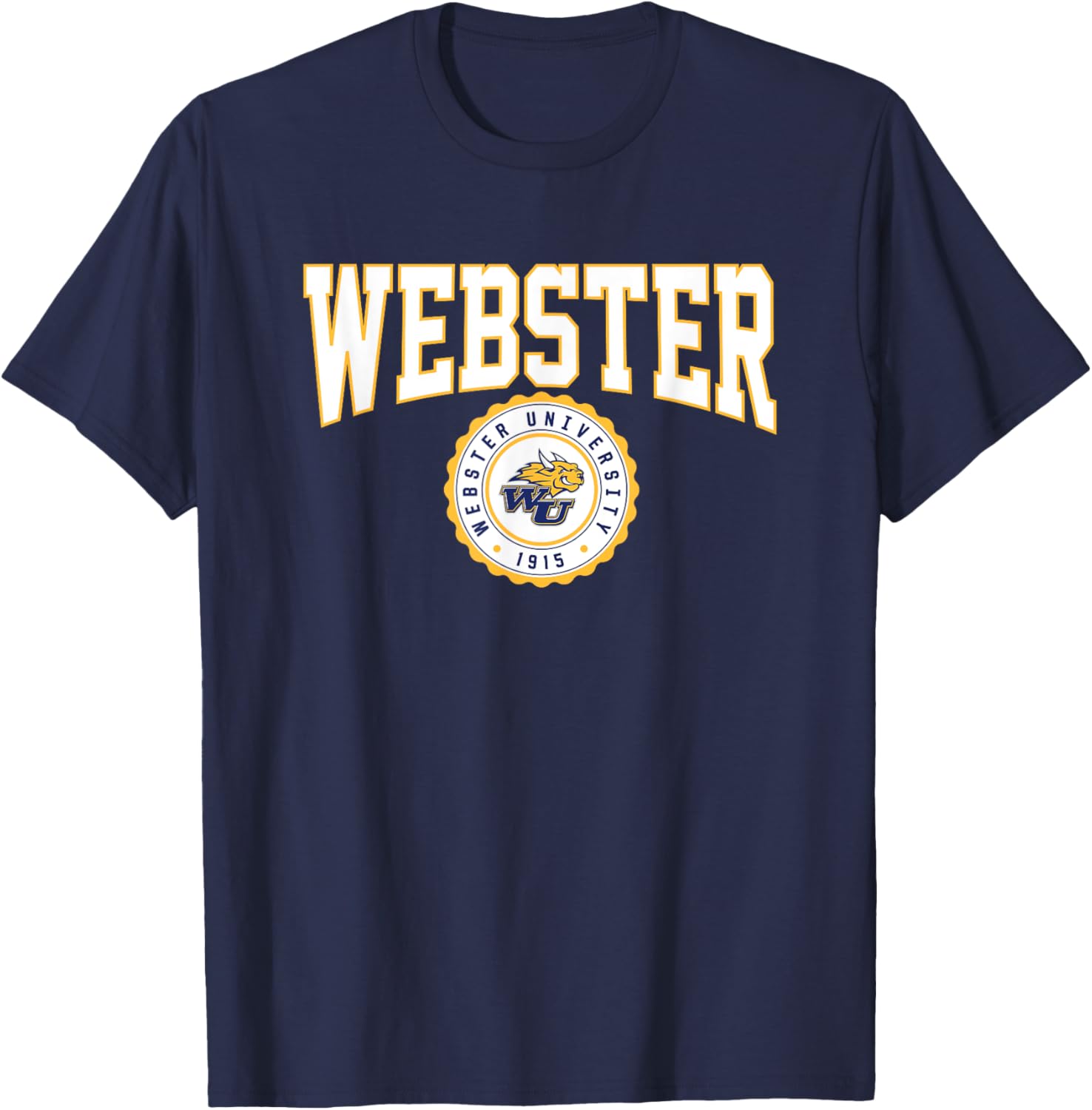 Webster University Gorloks Collegiate Seal T-Shirt for Sports Fans - 1