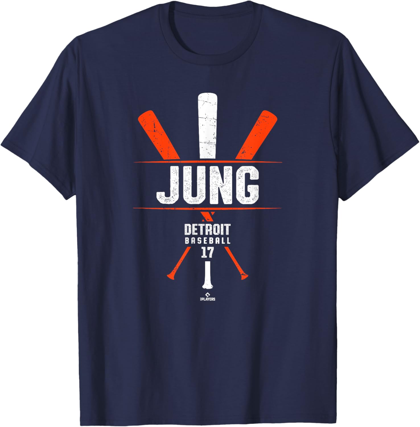 Vintage Detroit Baseball T-Shirt featuring Gameday Jace Jung Design - 4