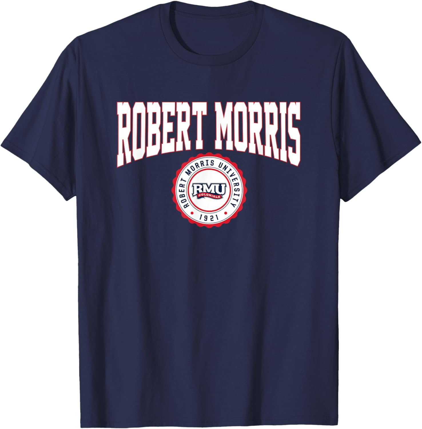 Robert Morris University Colonials Seal T-Shirt for Sports Fans - 1