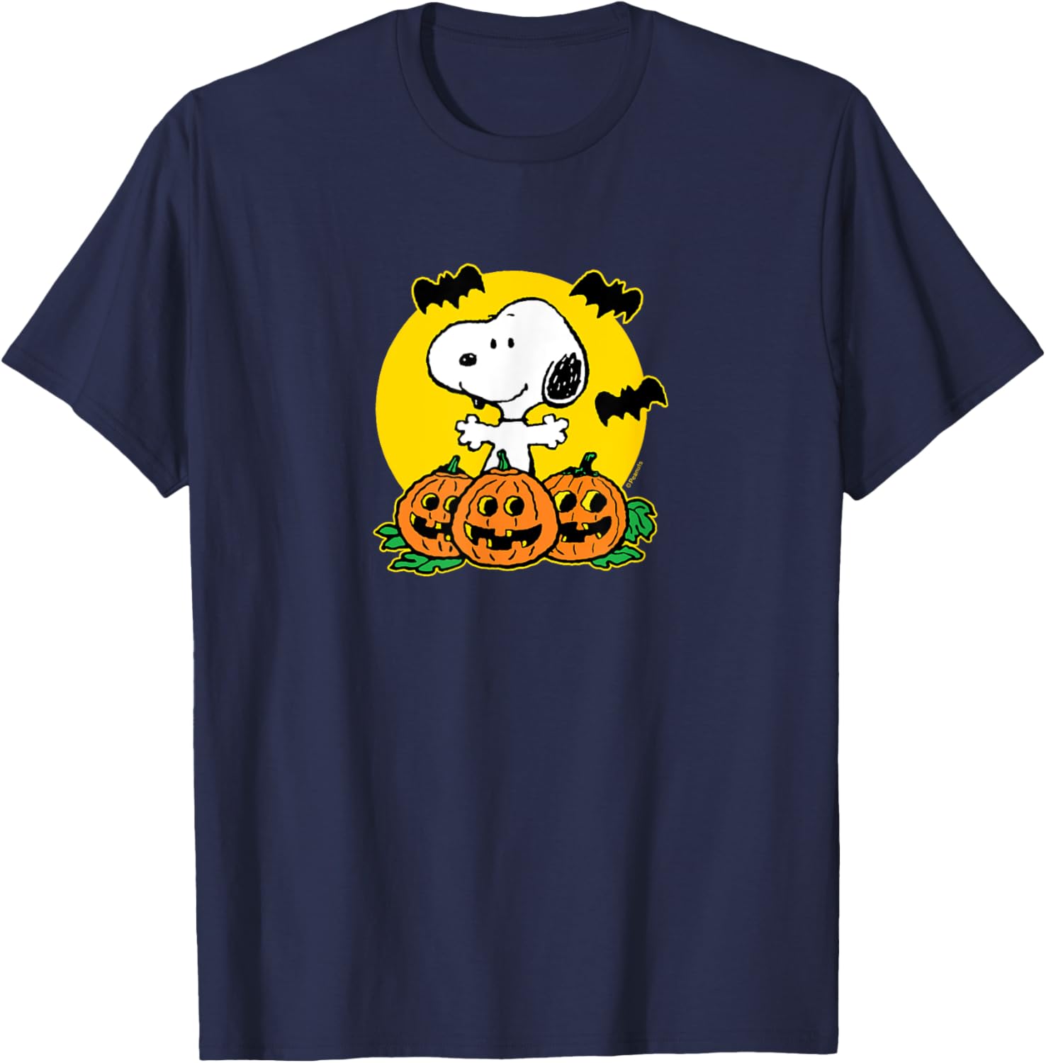 Snoopy Pumpkin Patch Halloween T-Shirt for Peanuts Fans - Fun Apparel - 8