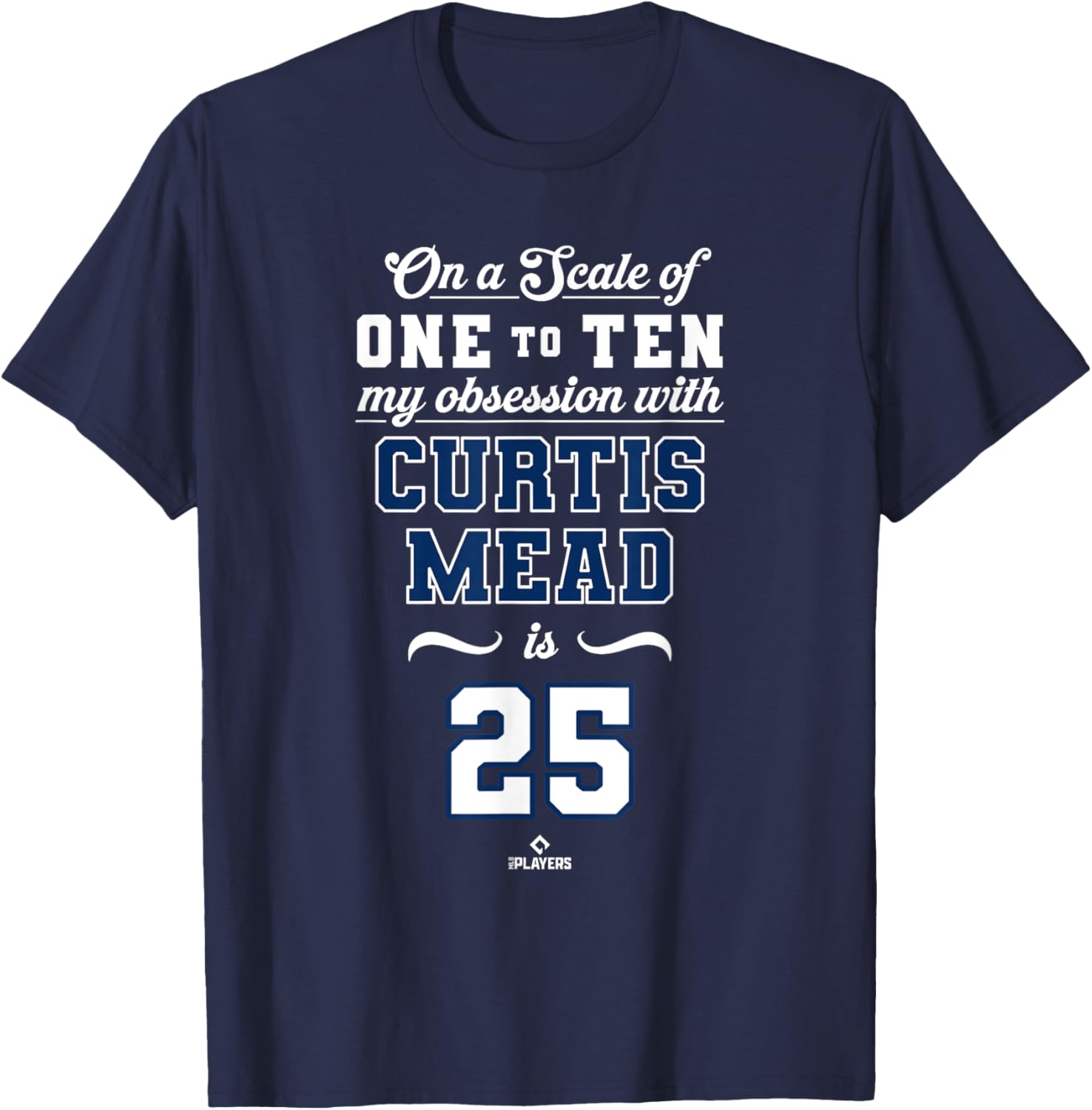 Obsession Curtis Mead 25 Tampa Bay MLBPA T-Shirt for Fans and Collectors - 5