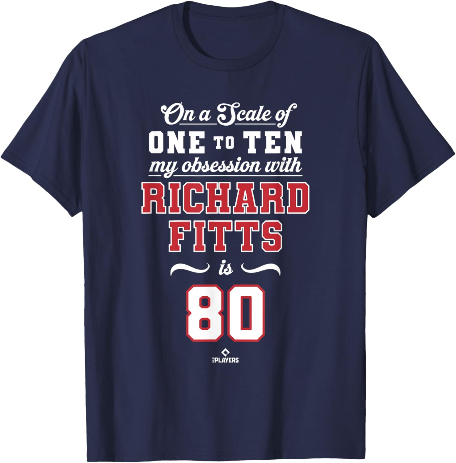 Obsession Richard Fitts 80 Boston MLBPA T-Shirt for Sports Fans - 4