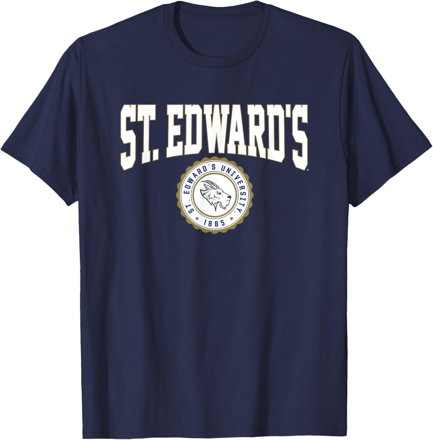 St Edward's University Hilltoppers Collegiate Seal T-Shirt for Fans - 1