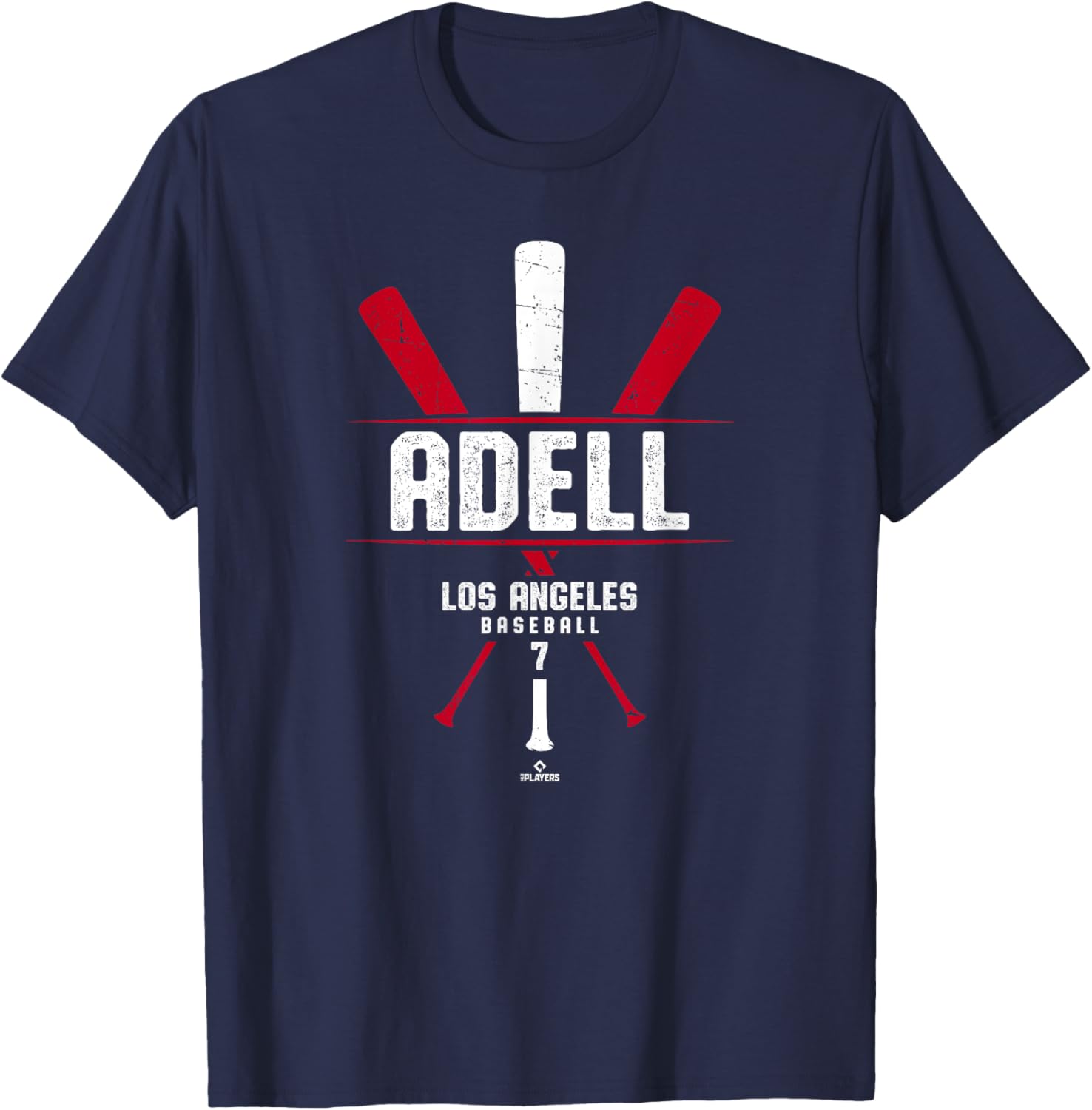 Vintage Jo Adell Gameday T-Shirt - Los Angeles Baseball Bat Design - 2