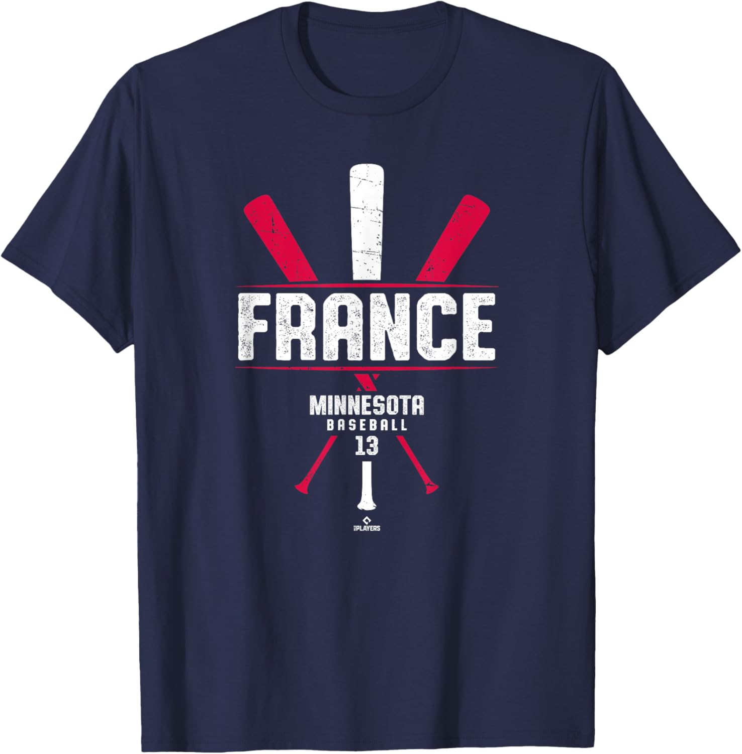 Vintage Ty France Gameday Baseball T-Shirt for Minnesota Fans - 3