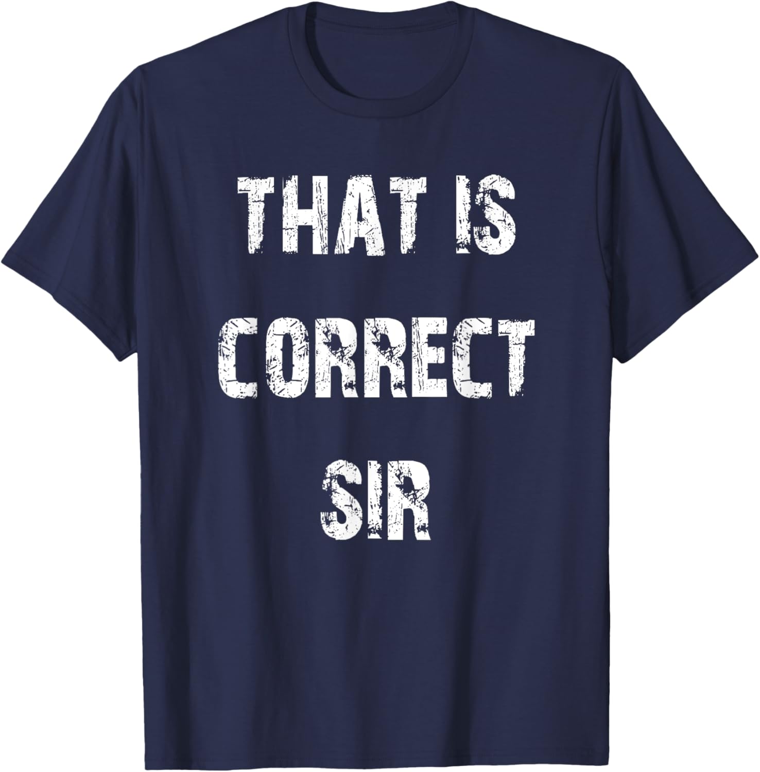 That Is Correct Sir T-Shirt for Men and Women - Fun Casual Apparel - 9