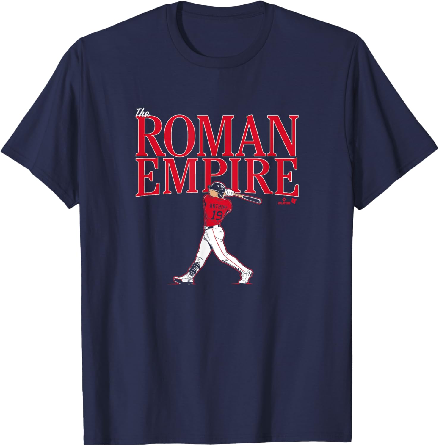 Roman Anthony Boston Baseball T-Shirt - The Roman Empire Style Apparel - 1