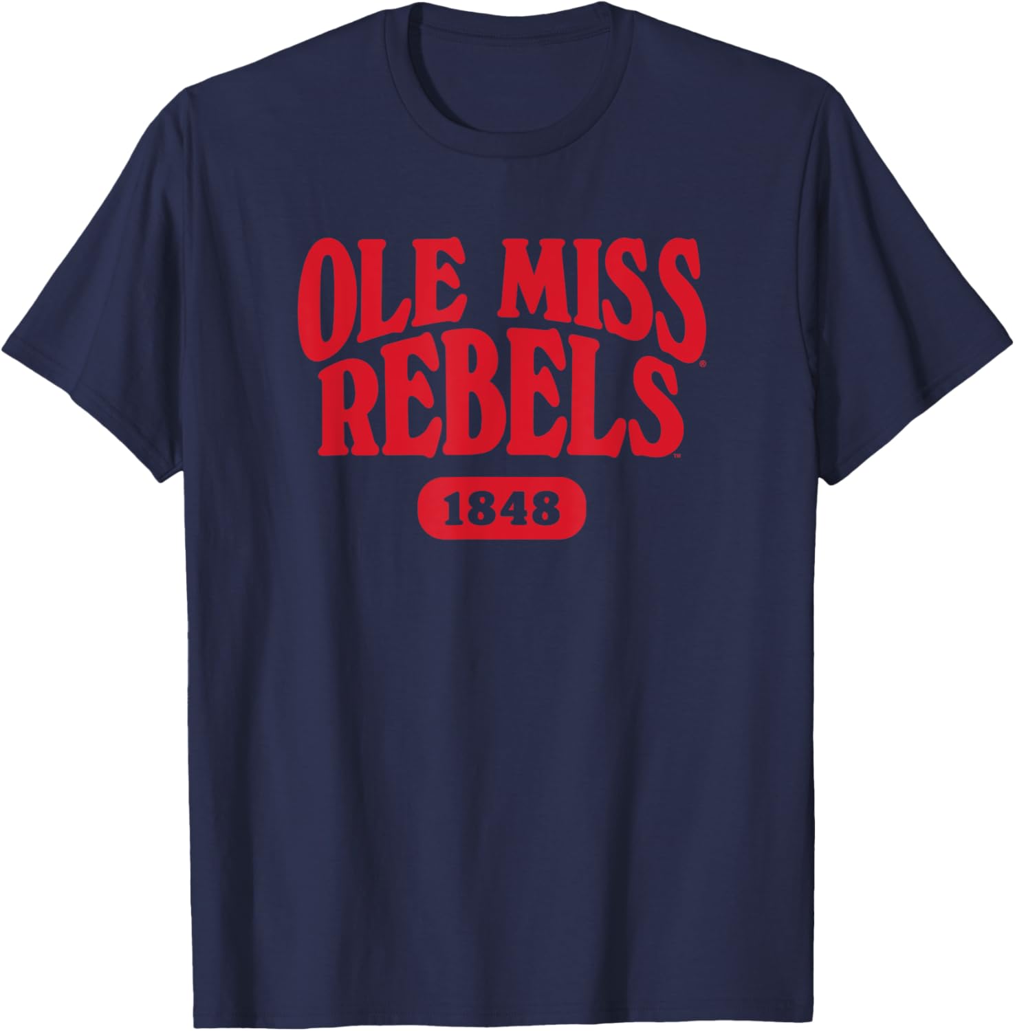 Ole Miss Rebels Established School T-Shirt for Sports Fans and Outdoors - 2