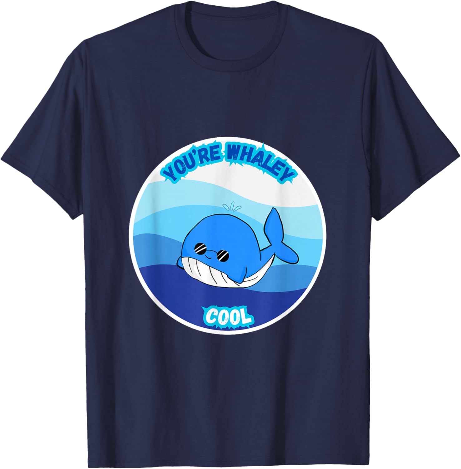 Whaley Cool Whale Graphic Tee Perfect for Ocean Lovers and Casual Wear - 9