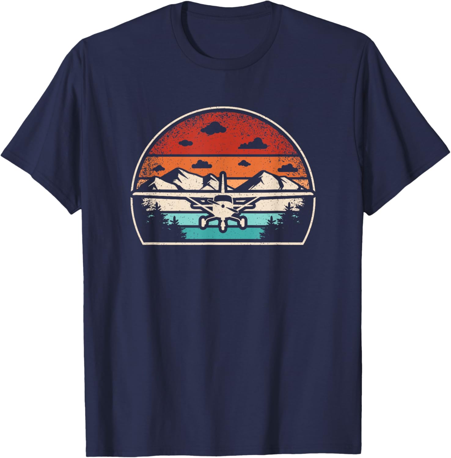 Retro Airplane Pilot T-Shirt for Men - Perfect Gift for Aviation Lovers - 3