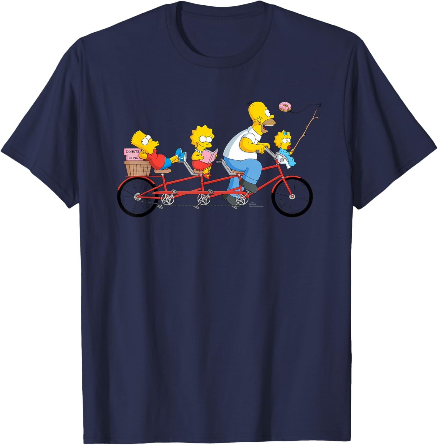 The Simpsons Father's Day Homer Kids Bike Ride T-Shirt for Dad - 14