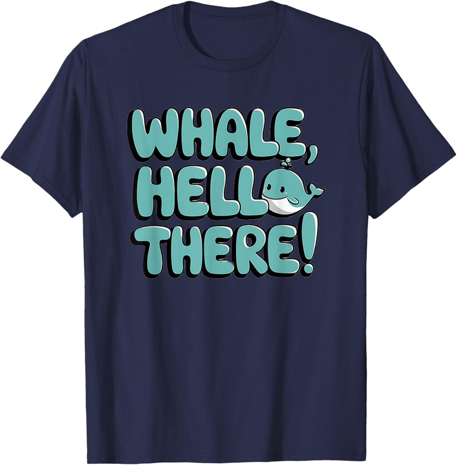 Whale Hello There Cute Ocean Pun T-Shirt for Animal Lovers - 8