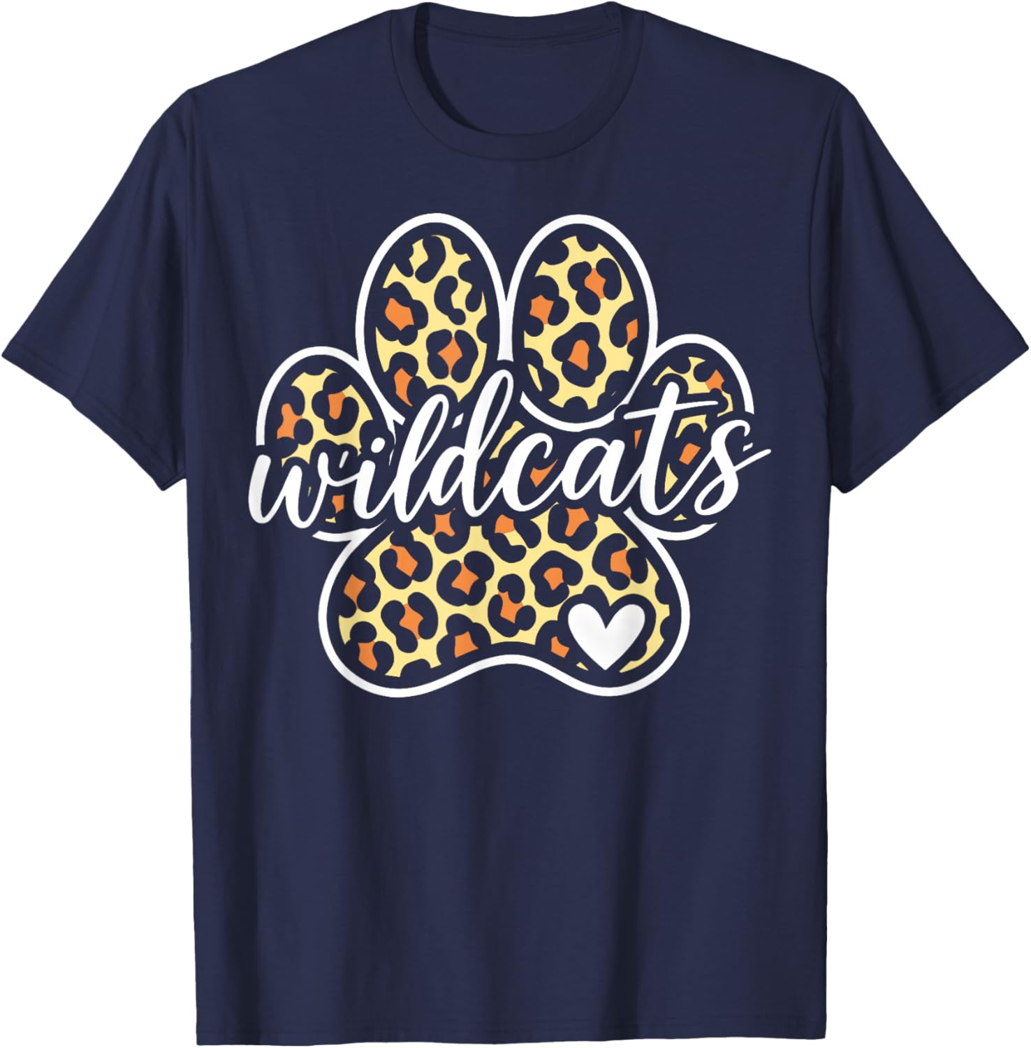 Wildcats Heart Vintage T-Shirt for Men, Women, Kids - Cool Graphic Tee - 17