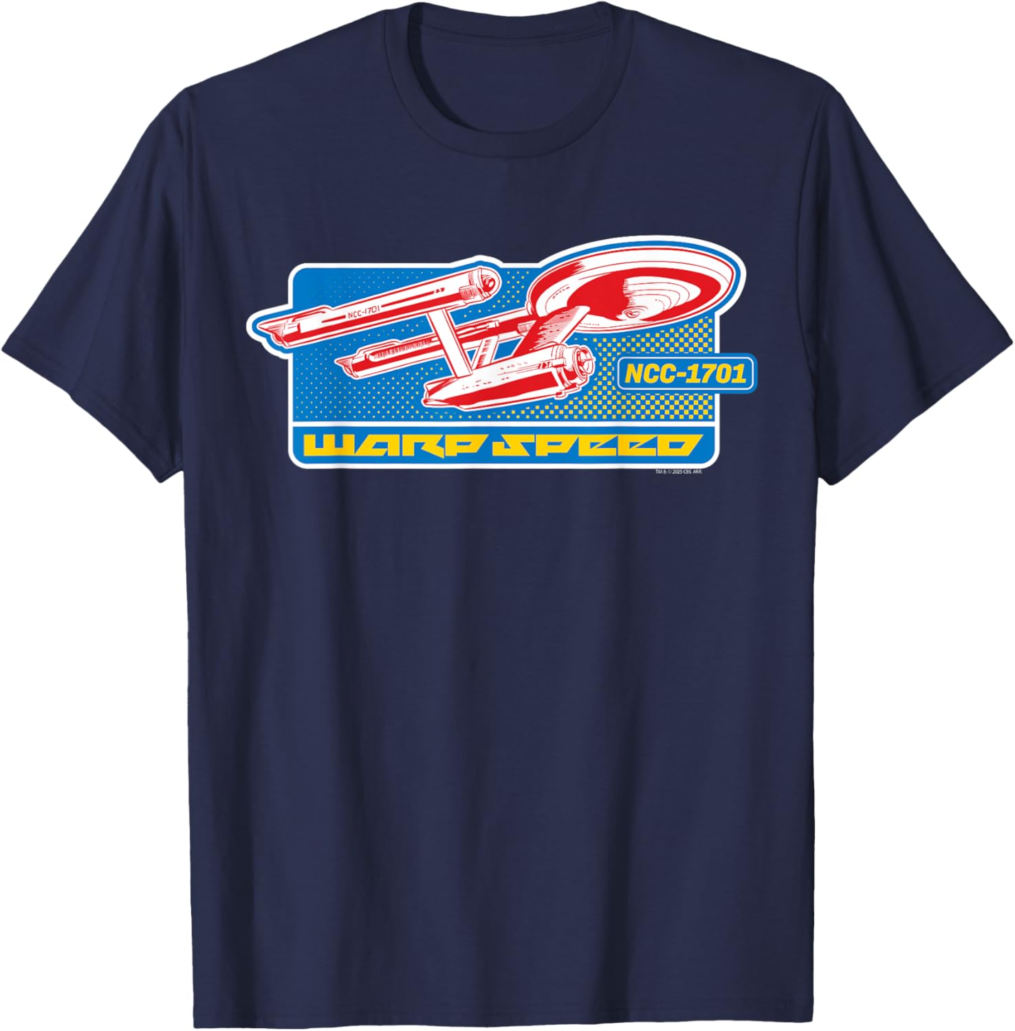 Official Star Trek Warp Speed T-Shirt for Fans of Sci-Fi Apparel - 6