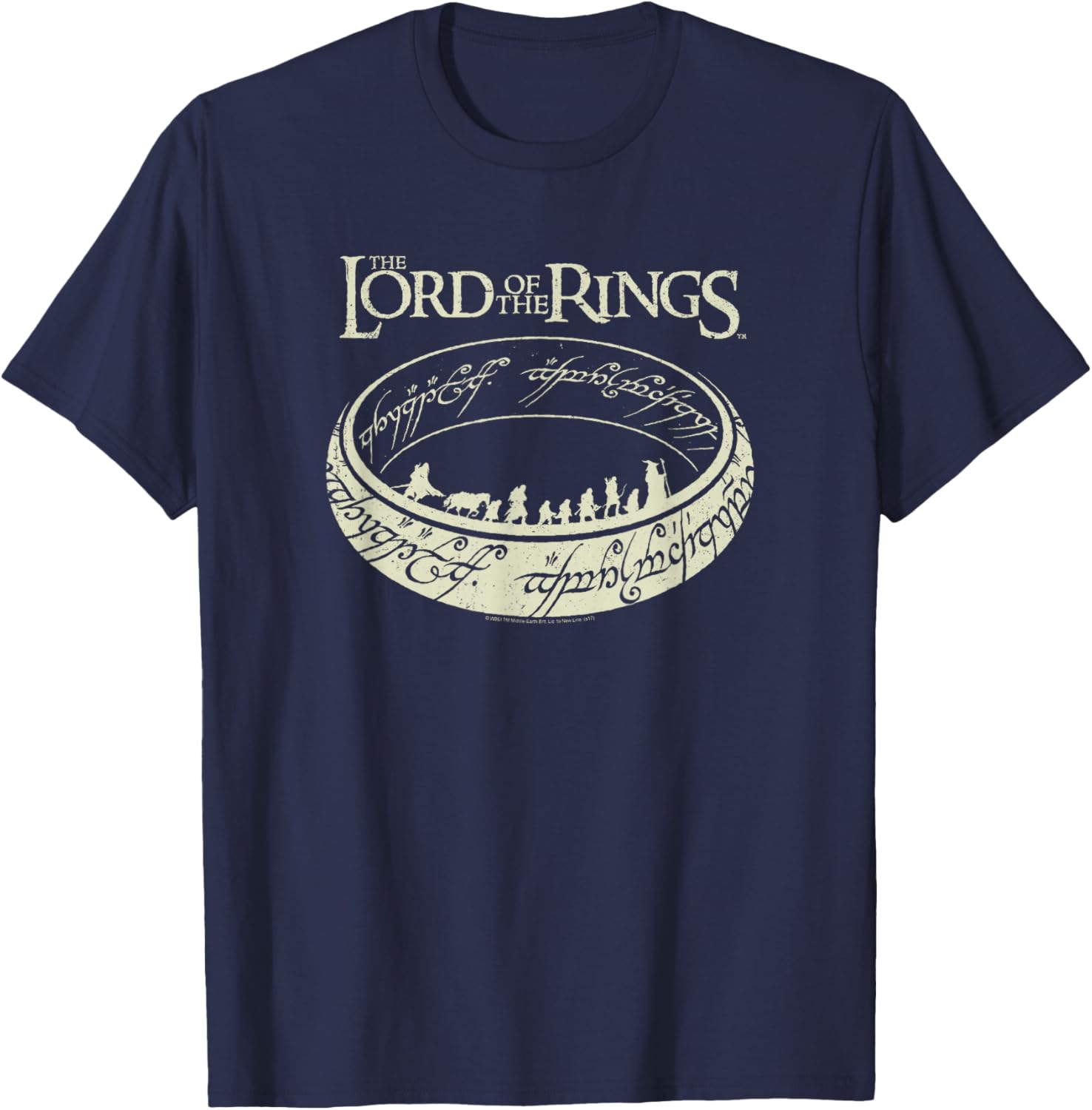 The Lord of the Rings Journey Ring Graphic T-Shirt for Fans - 3