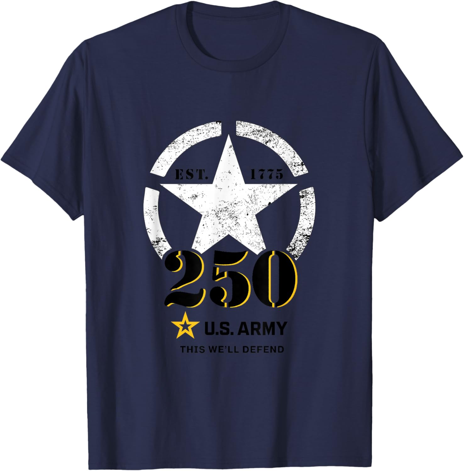 Official U.S. Army 250th Birthday This We'll Defend T-Shirt for All Ages - 3
