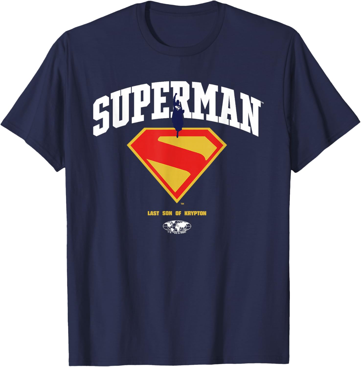 Superman 2025 College Logo T-Shirt for Stylish Fans and Students - 1