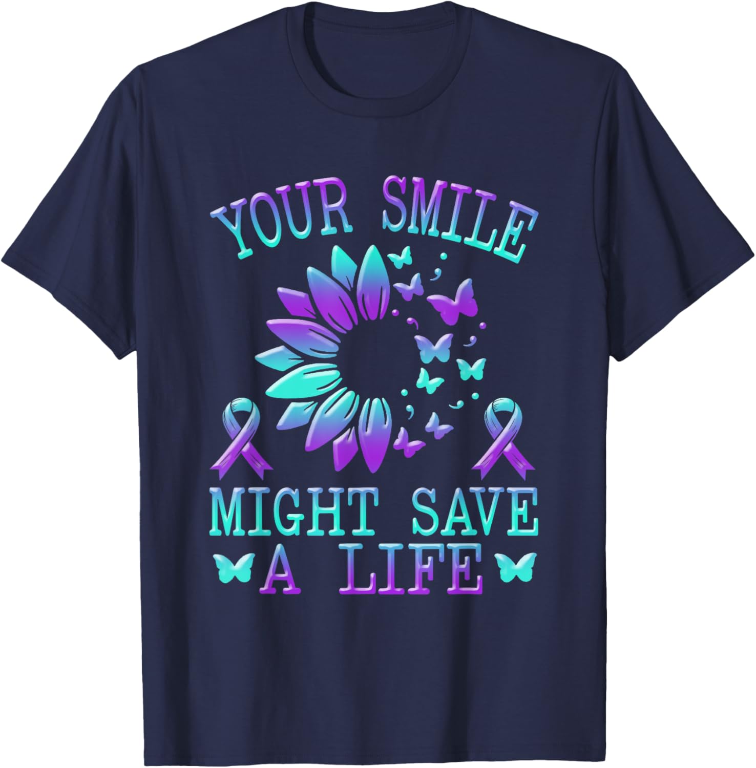 Suicide Awareness T-Shirt for Survivor Month - Support Mental Health - 4