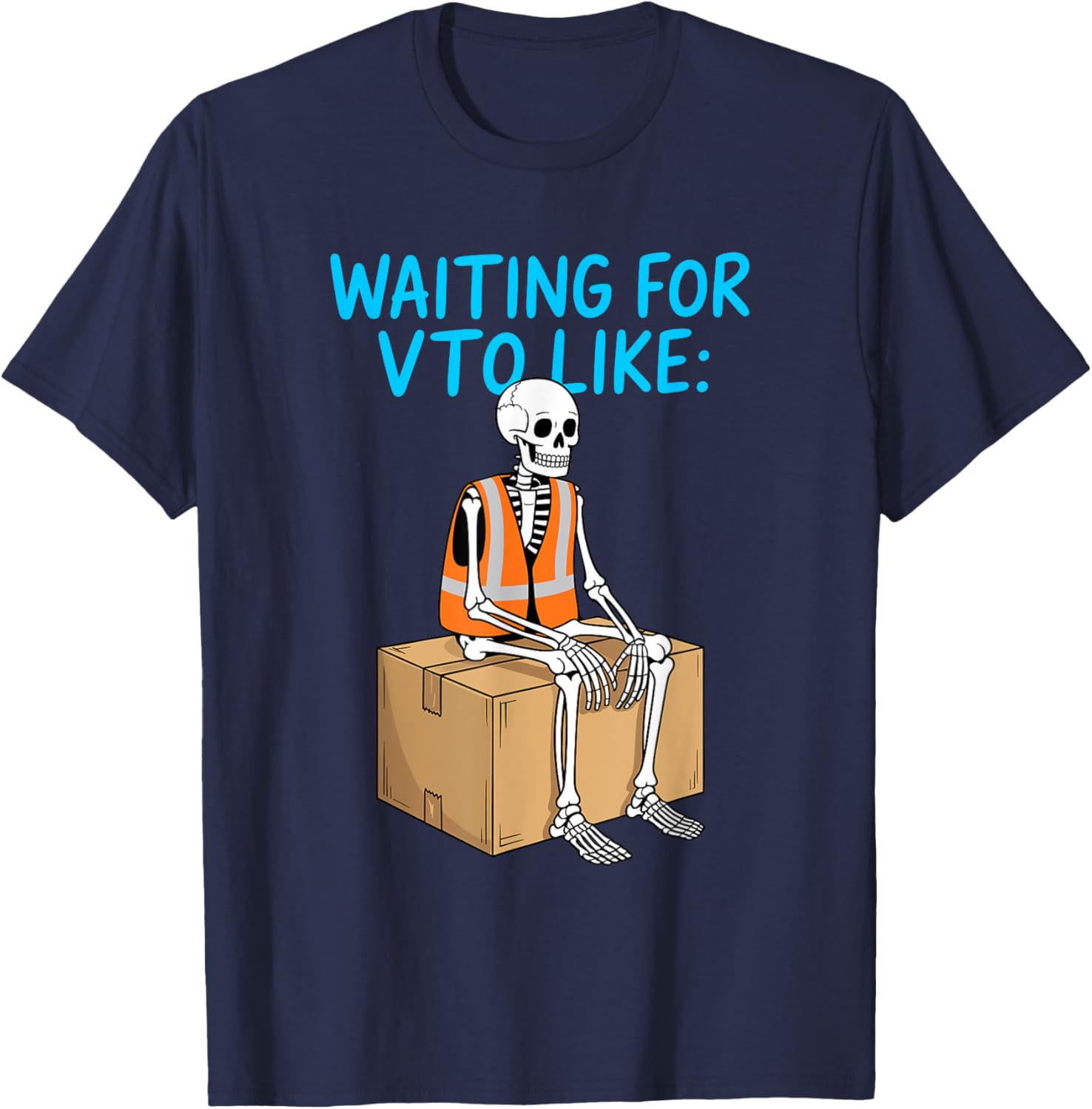 VTO Coworker Associate Skeleton T-Shirt for Fun Office Vibes - 8