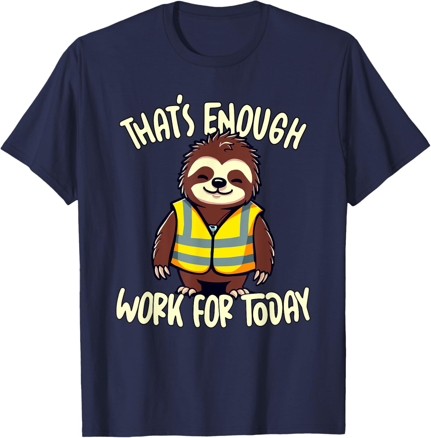 Sloth Lazy Coworker T-Shirt Perfect for a Relaxed Workday Vibes - 19