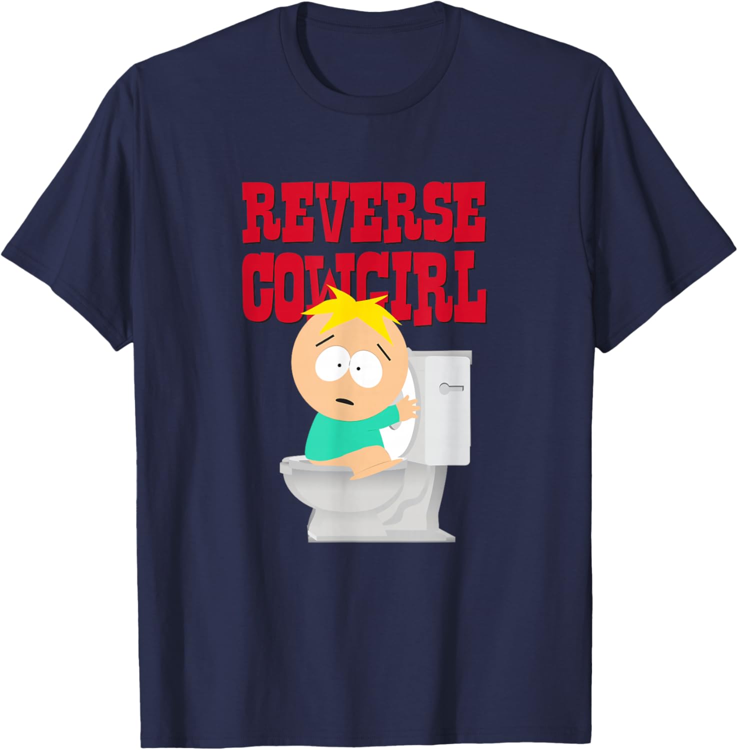 South Park Butters Reverse Cowgirl T-Shirt Fun Graphic Tee for Fans - 11