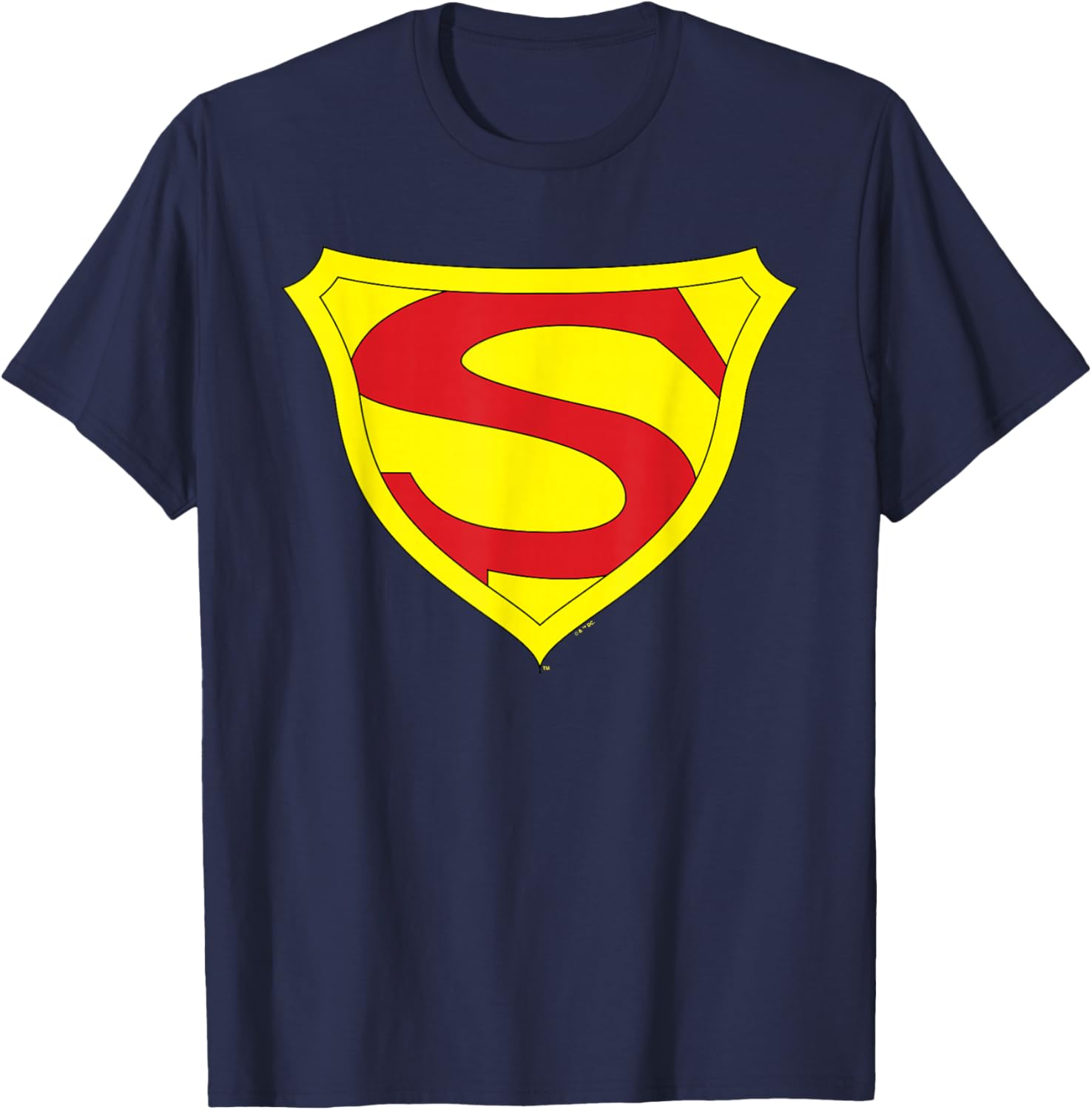 Superman Shield 1941 Gold T-Shirt for Fans of Classic Comics - 1