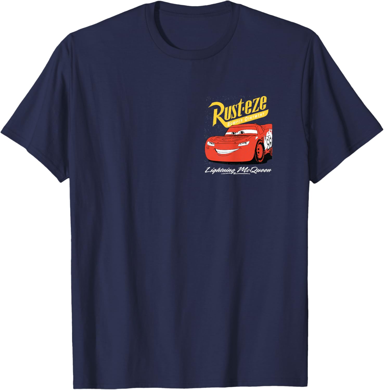 Vintage Lightning McQueen Rusteze T-Shirt for Disney Pixar Cars Fans - 5