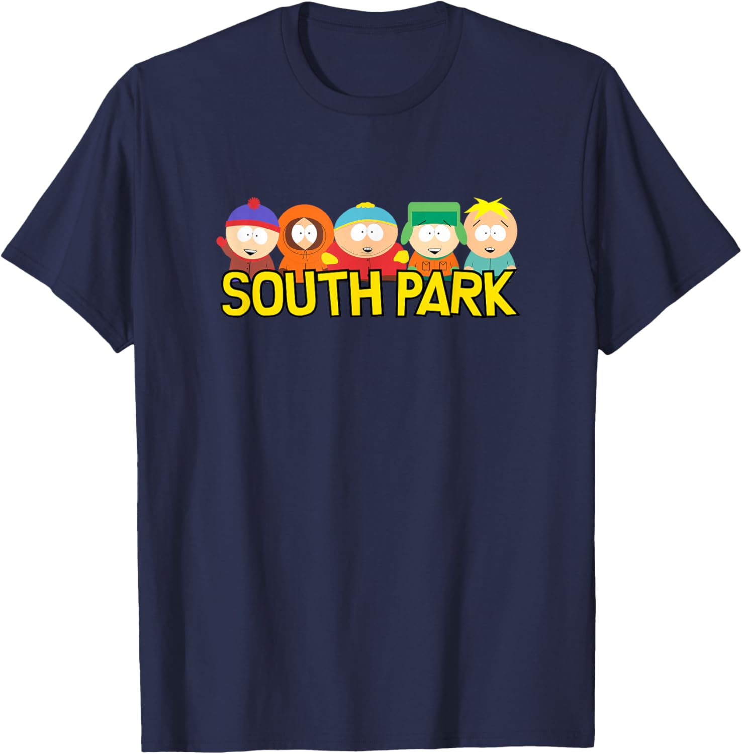 South Park Gang Logo T-Shirt for Trendy Fans - Fun and Comfortable Style - 1