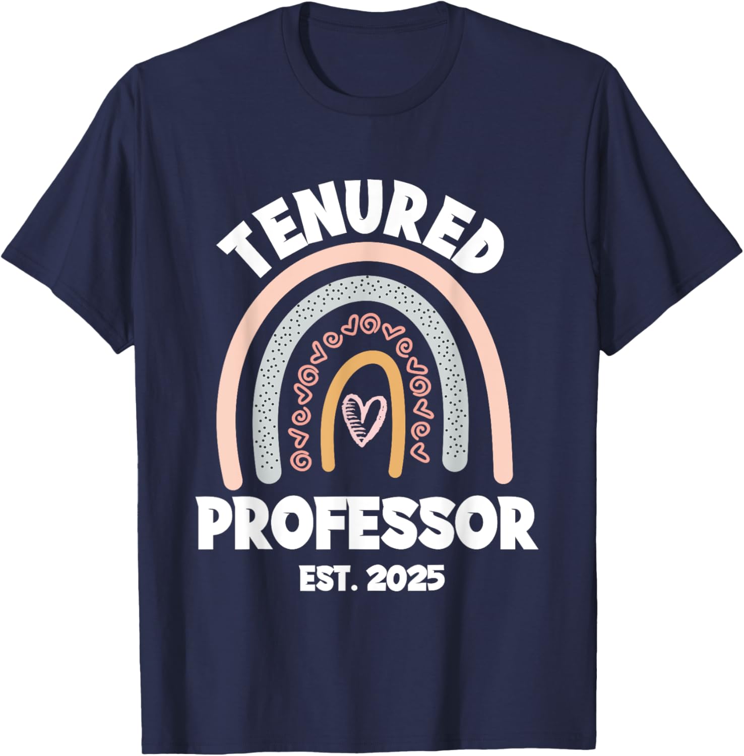 Tenured Professor 2025 Women in Academia T-Shirt for Educators - 2